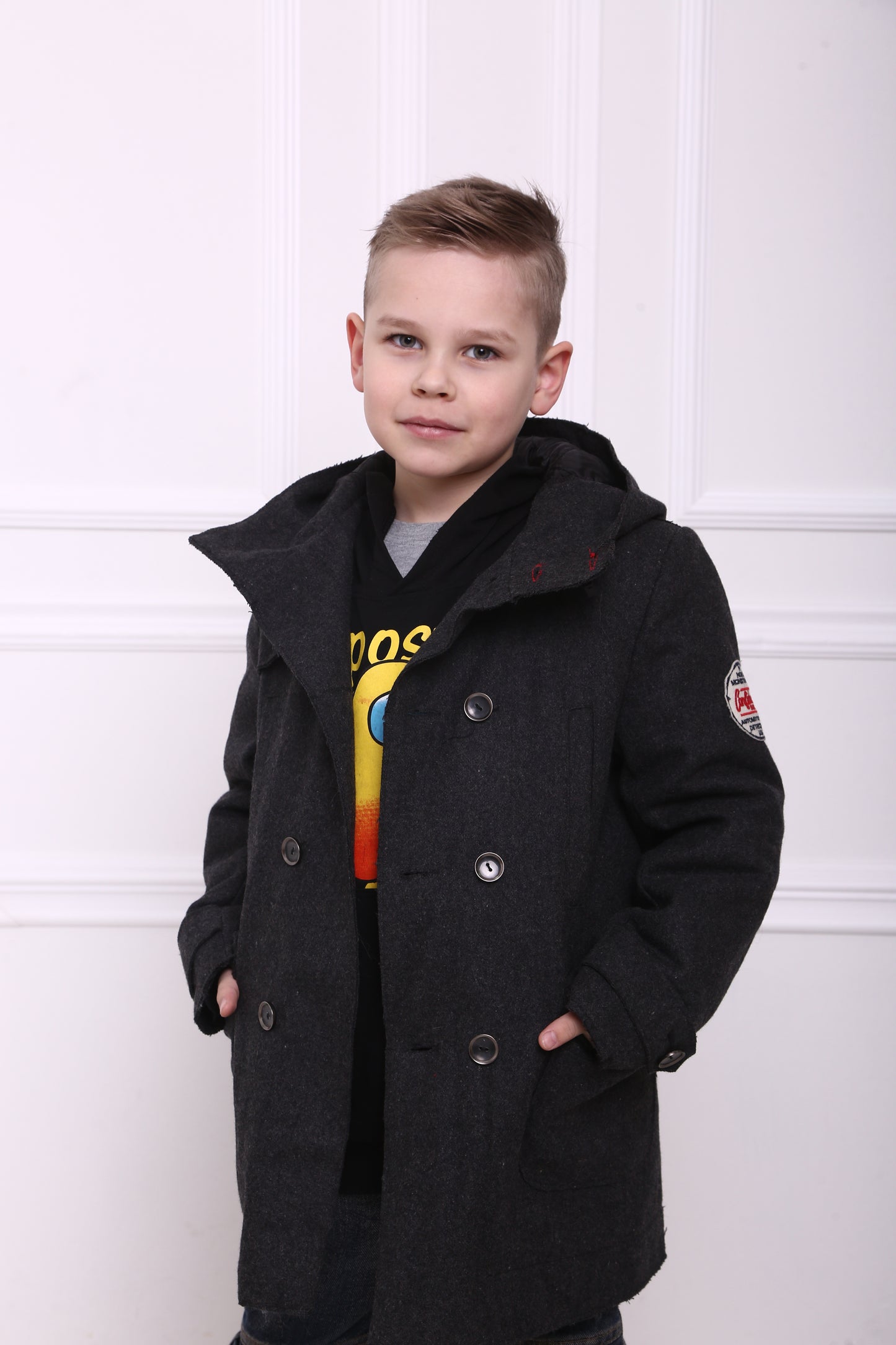 Wollmantel für Jungen und Teenager