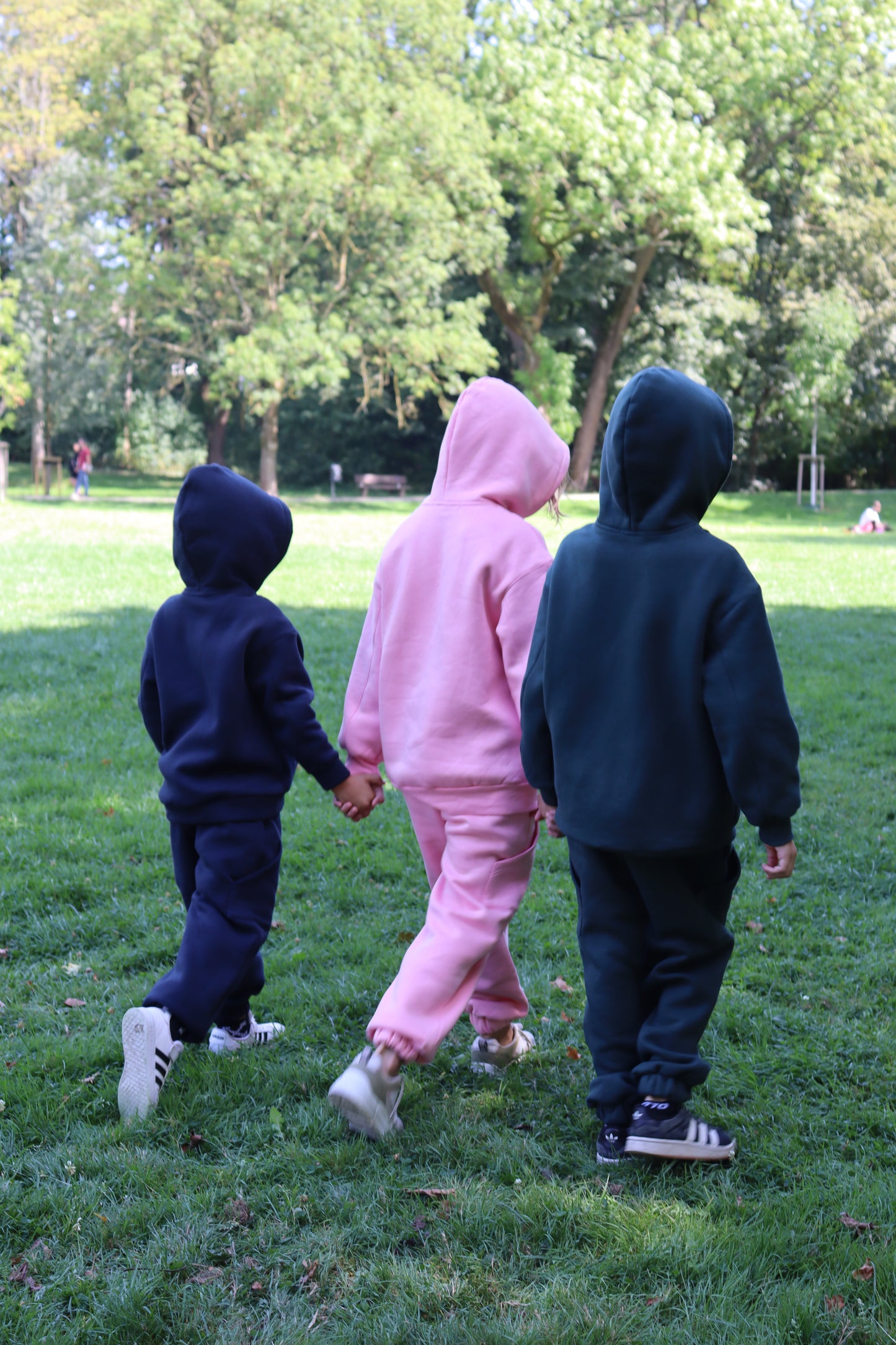 Kinder-Set Hoodie Oversize Rosa – Größe 110,122,134