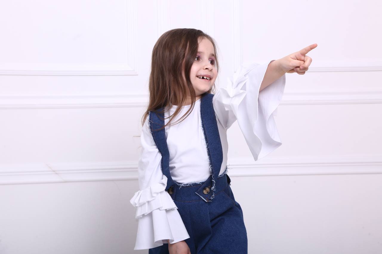 stylische Culotte-Jeans