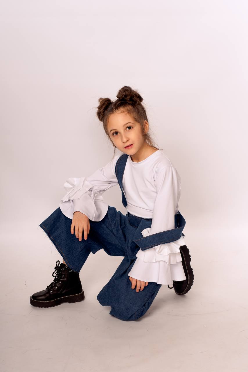 stylische Culotte-Jeans