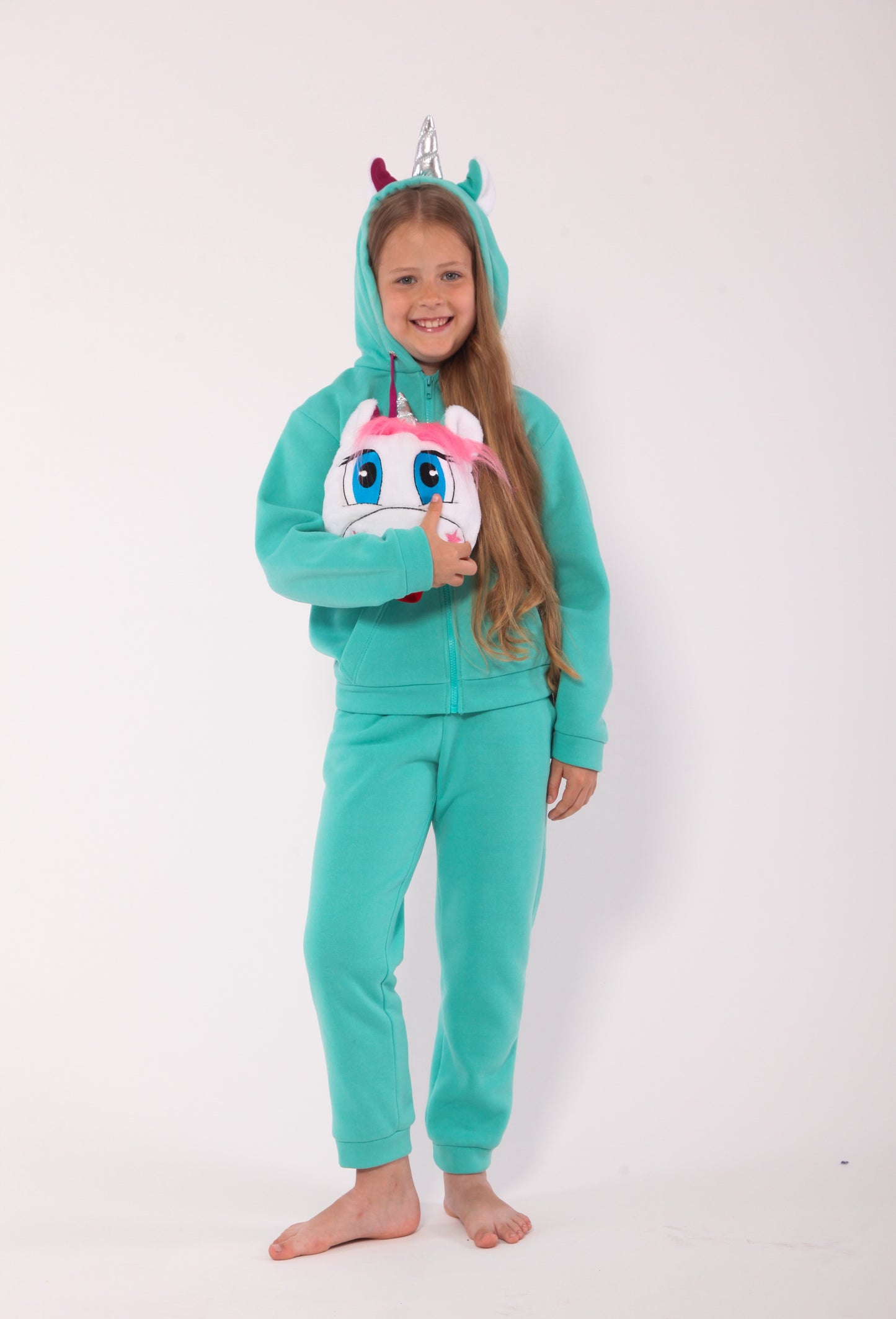 Zabavka Hoodie 3-in-1 – Einhorn Mint (104–128)