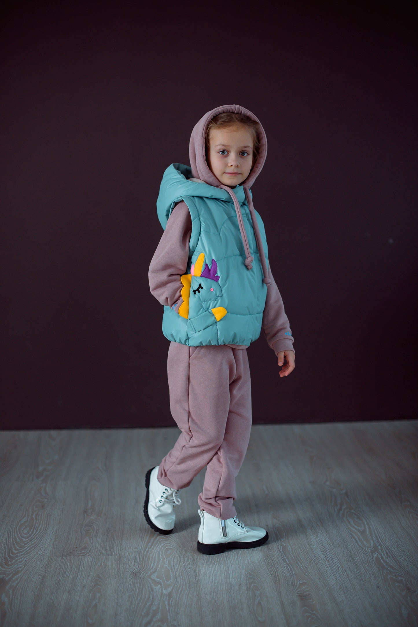 Transformer Jacke ⇄ Weste – Einhorn Mint | Zabavka