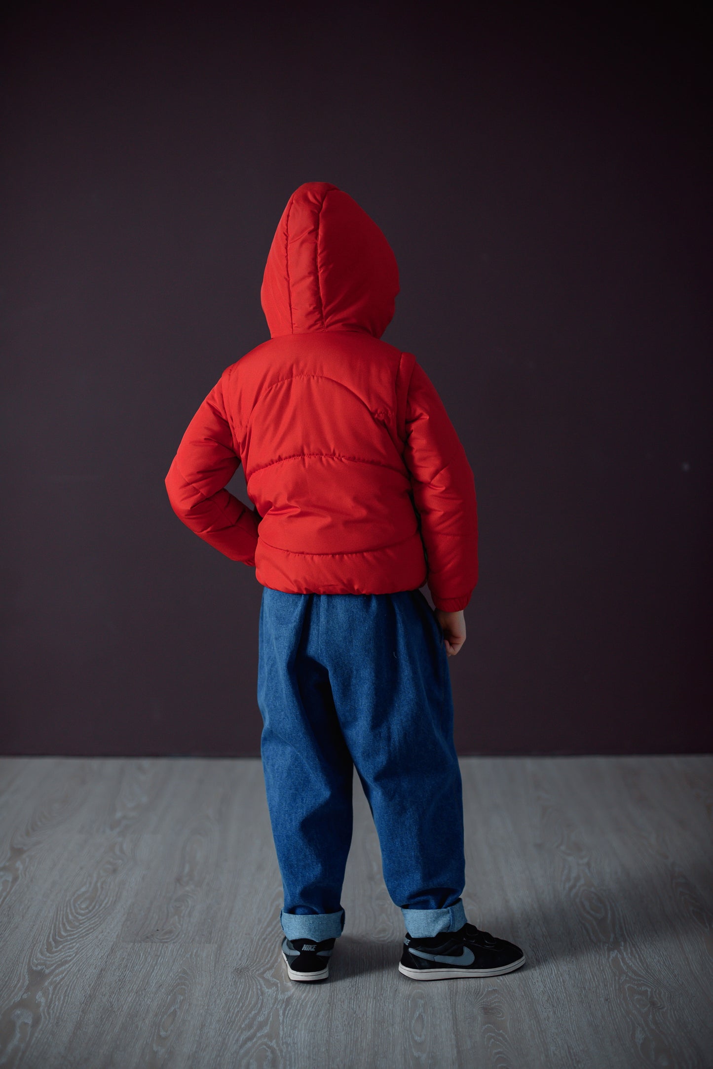 Transformer Jacke ⇄ Weste – Drache Rot | Zabavka