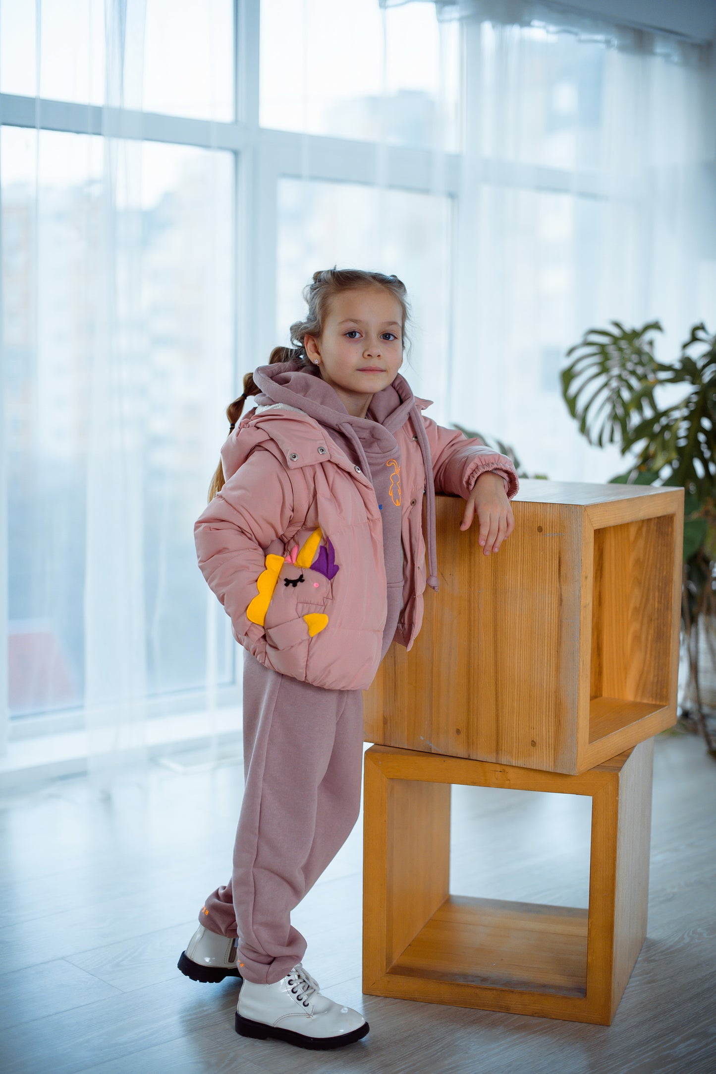 Transformer Jacke ⇄ Weste – Einhorn Pudra | Zabavka