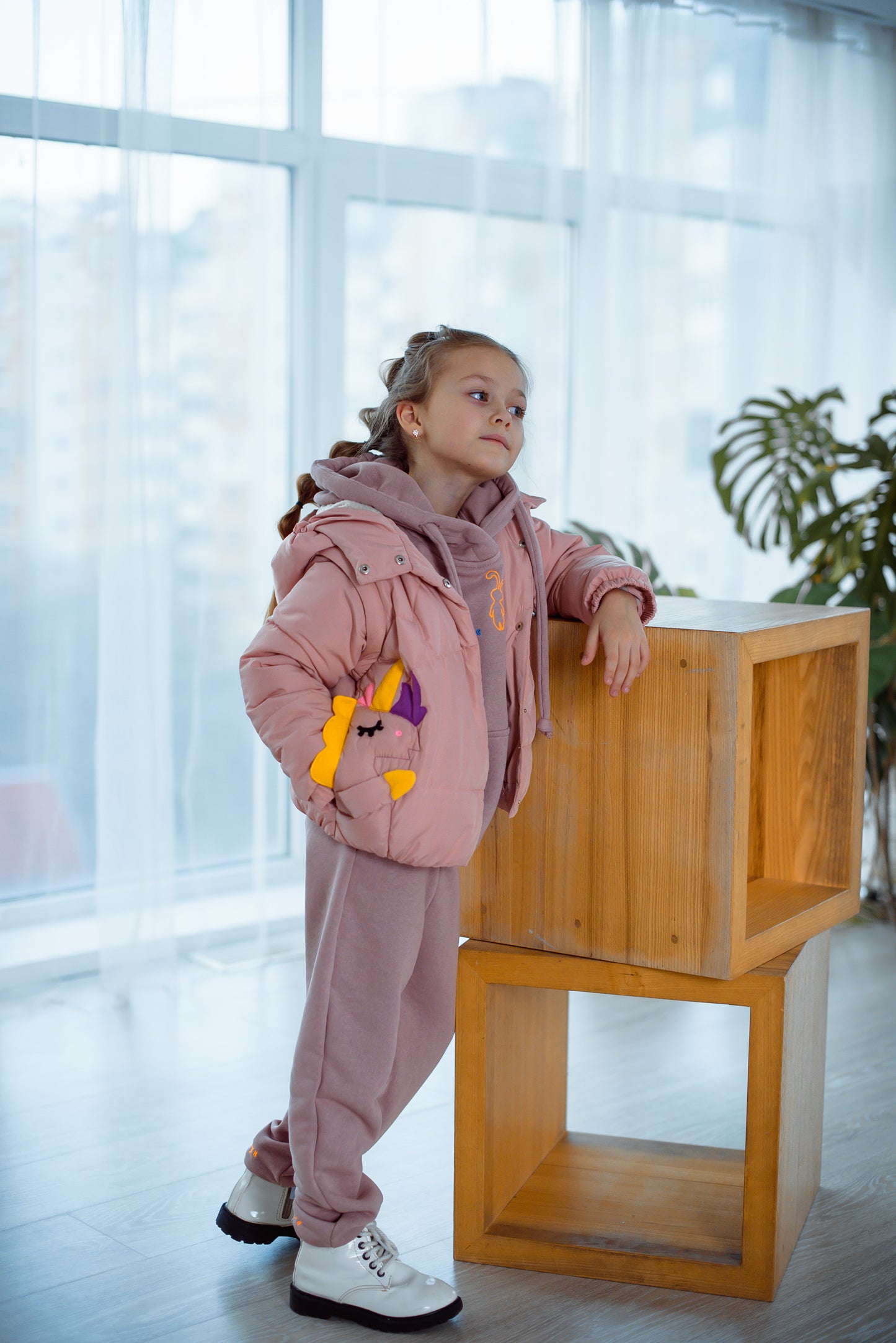 Transformer Jacke ⇄ Weste – Einhorn Pudra | Zabavka