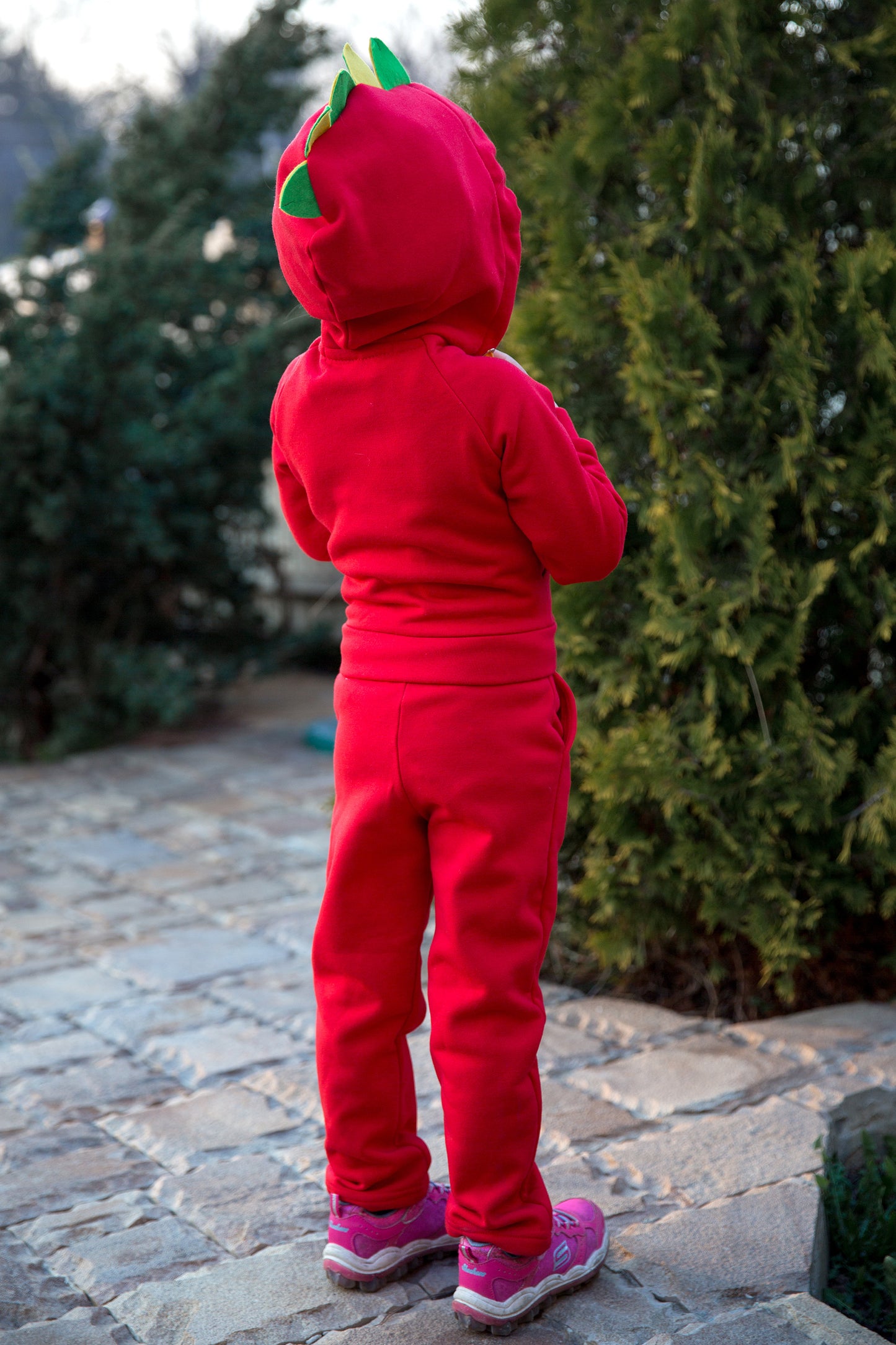 Zabavka Hoodie 3-in-1 – Drache Rot (104–128)