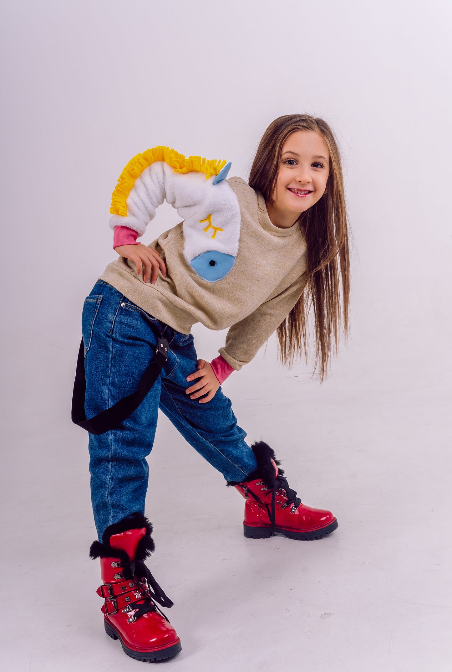 Sweatshirt „Pferdchen“ – Baumwolle