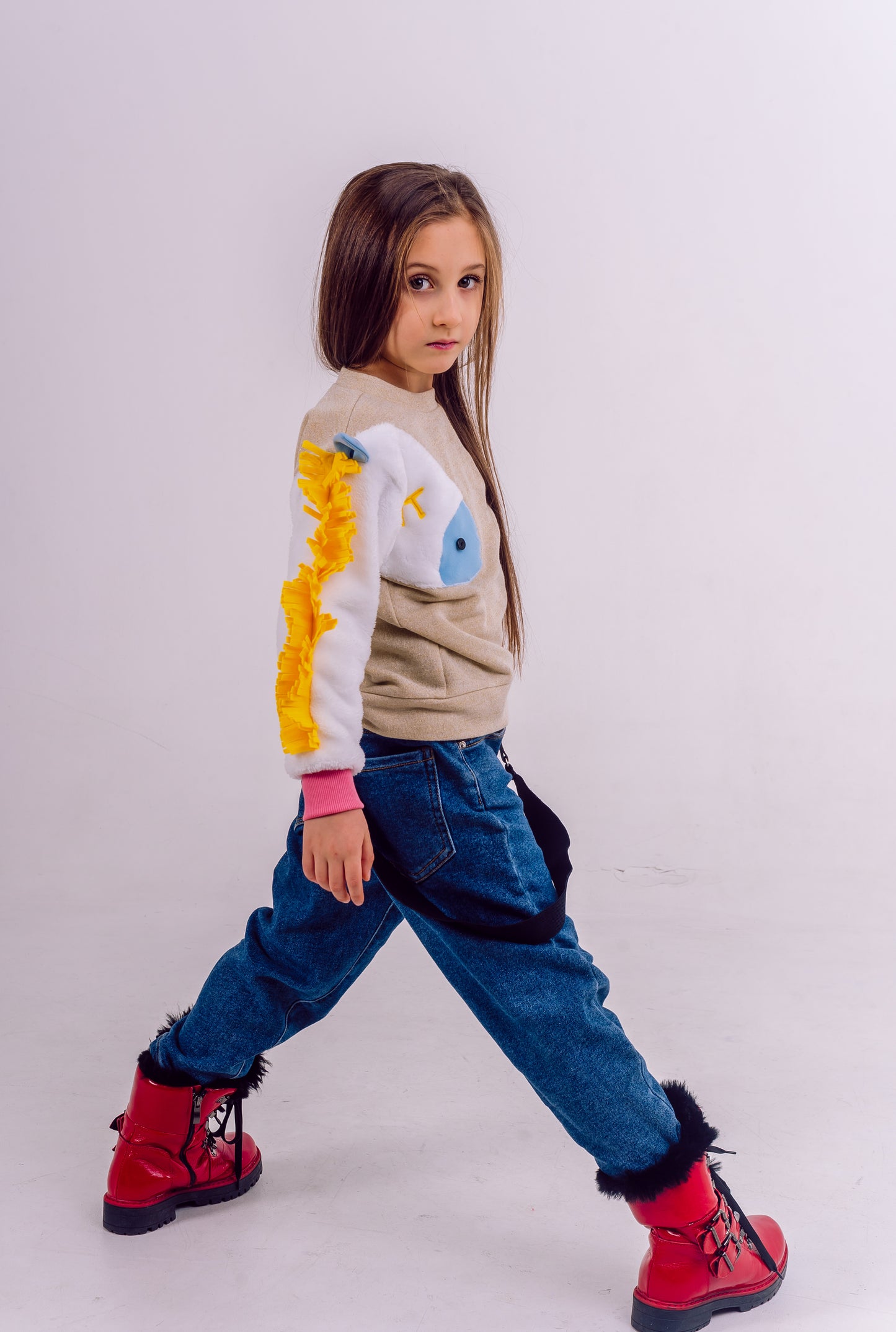 Sweatshirt „Pferdchen“ – Baumwolle