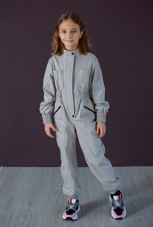 Jumpsuit „Pilot“ – Stretch-Baumwolle