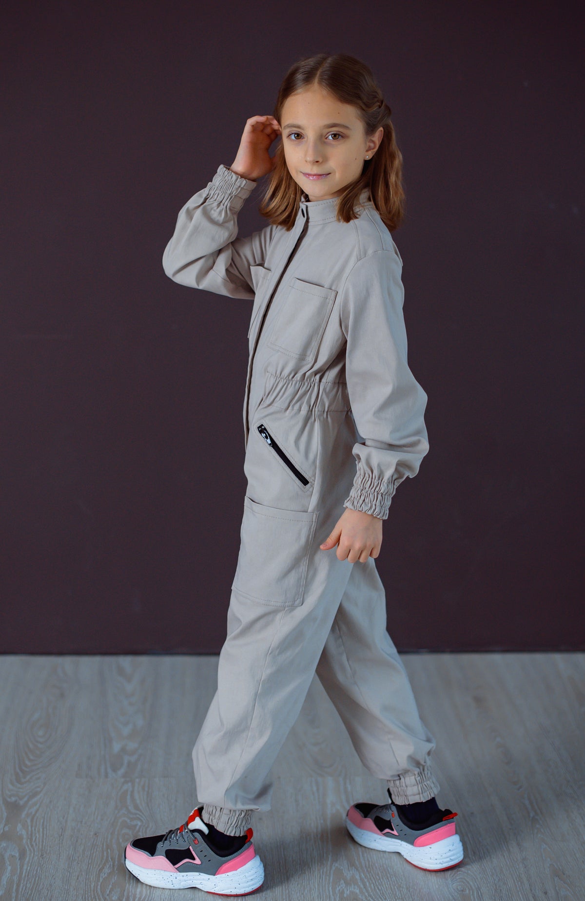 Jumpsuit „Pilot“ – Stretch-Baumwolle