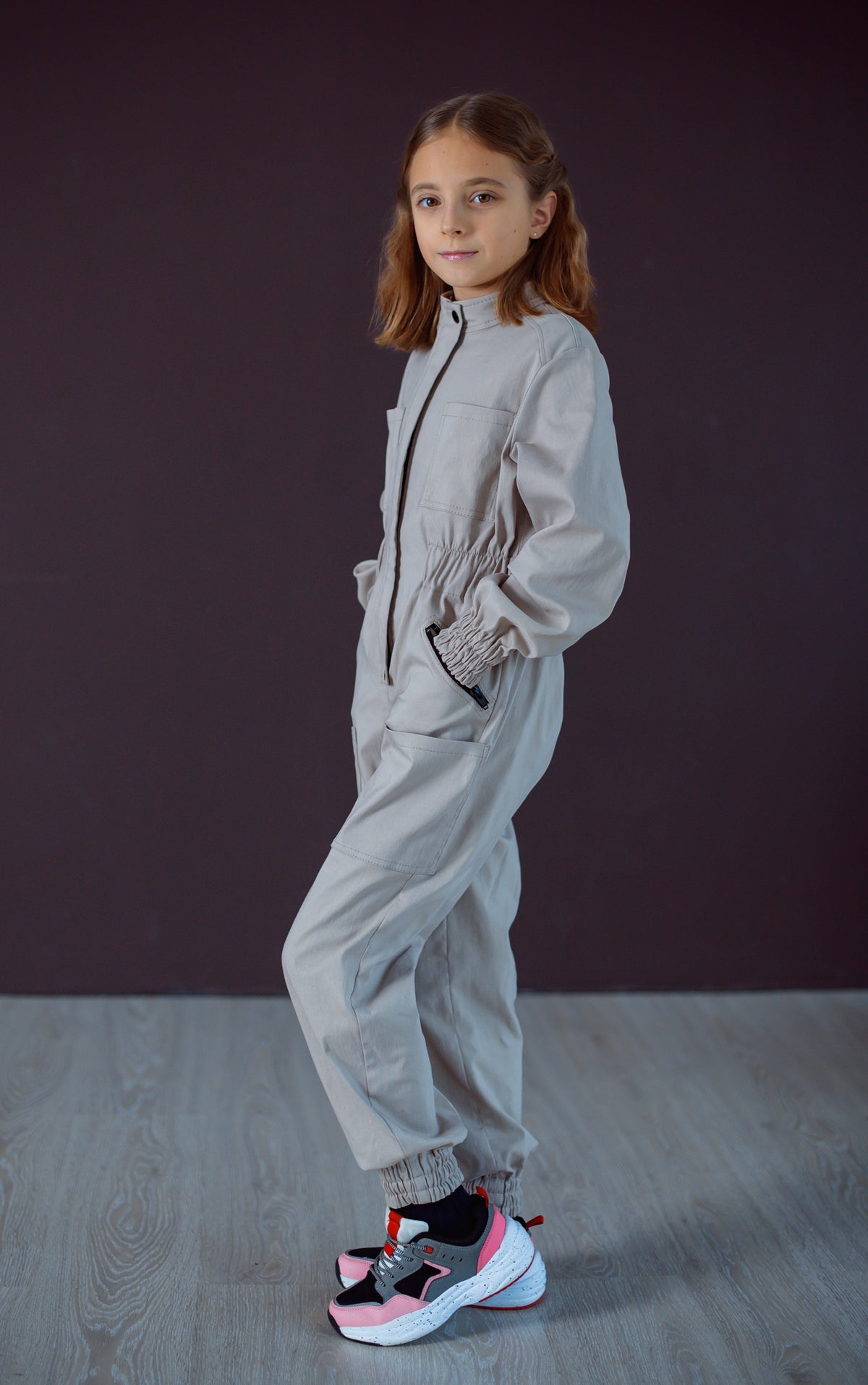 Jumpsuit „Pilot“ – Stretch-Baumwolle