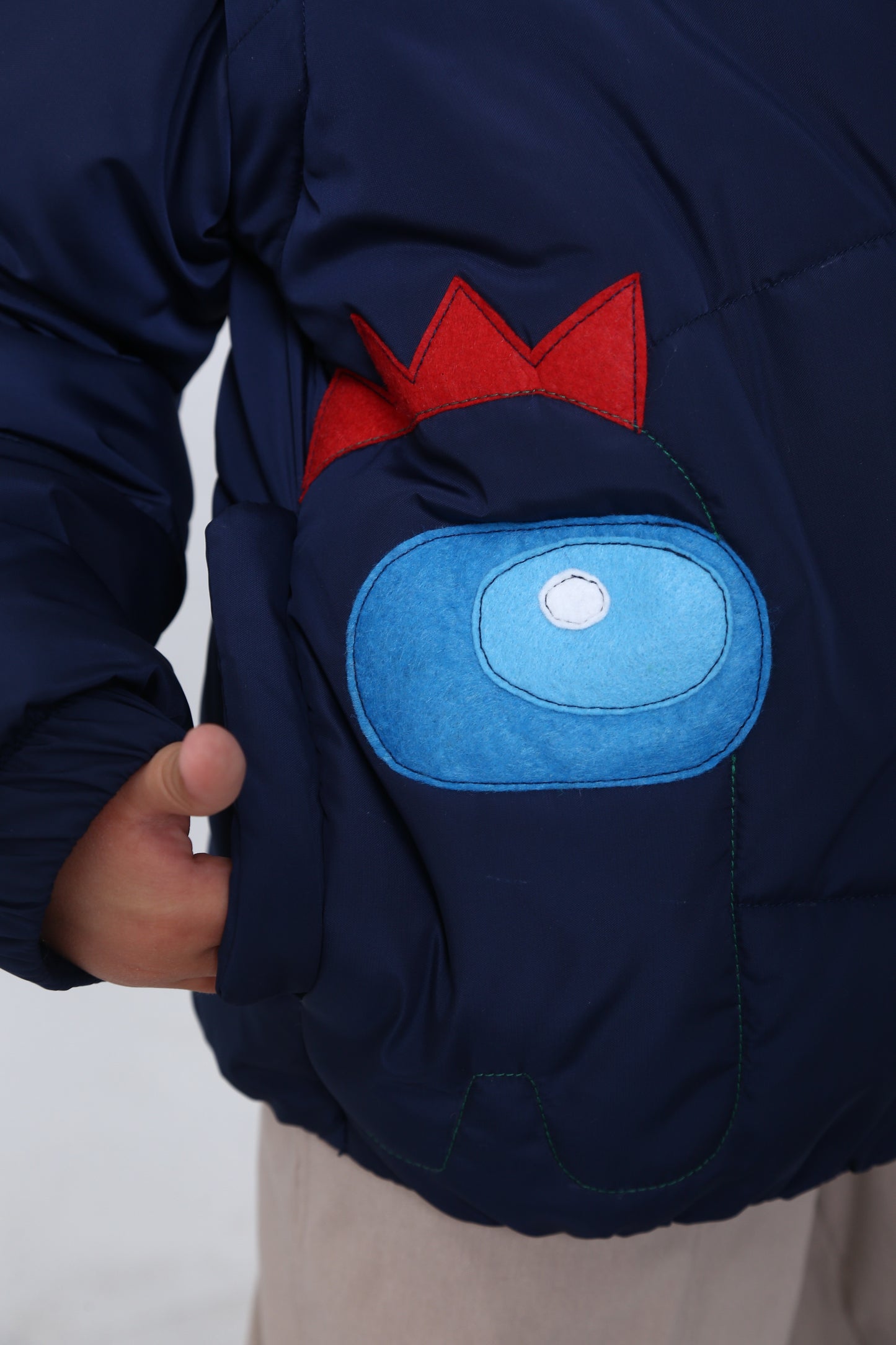 Transformer Jacke ⇄ Weste – Drache Blau | Zabavka