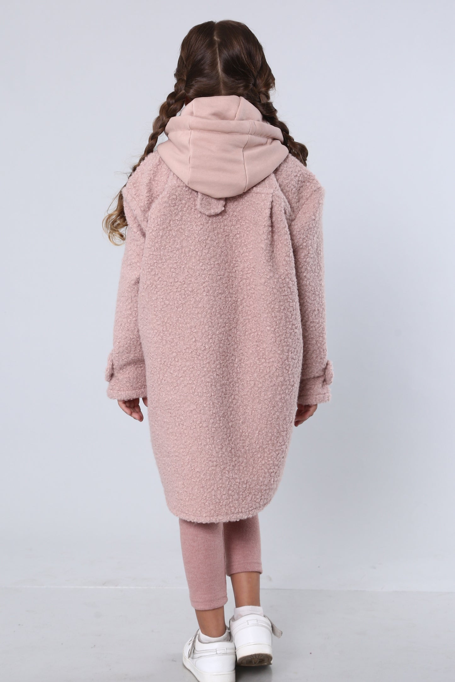 Пальто Teddy с отстёгивающимся капюшоном