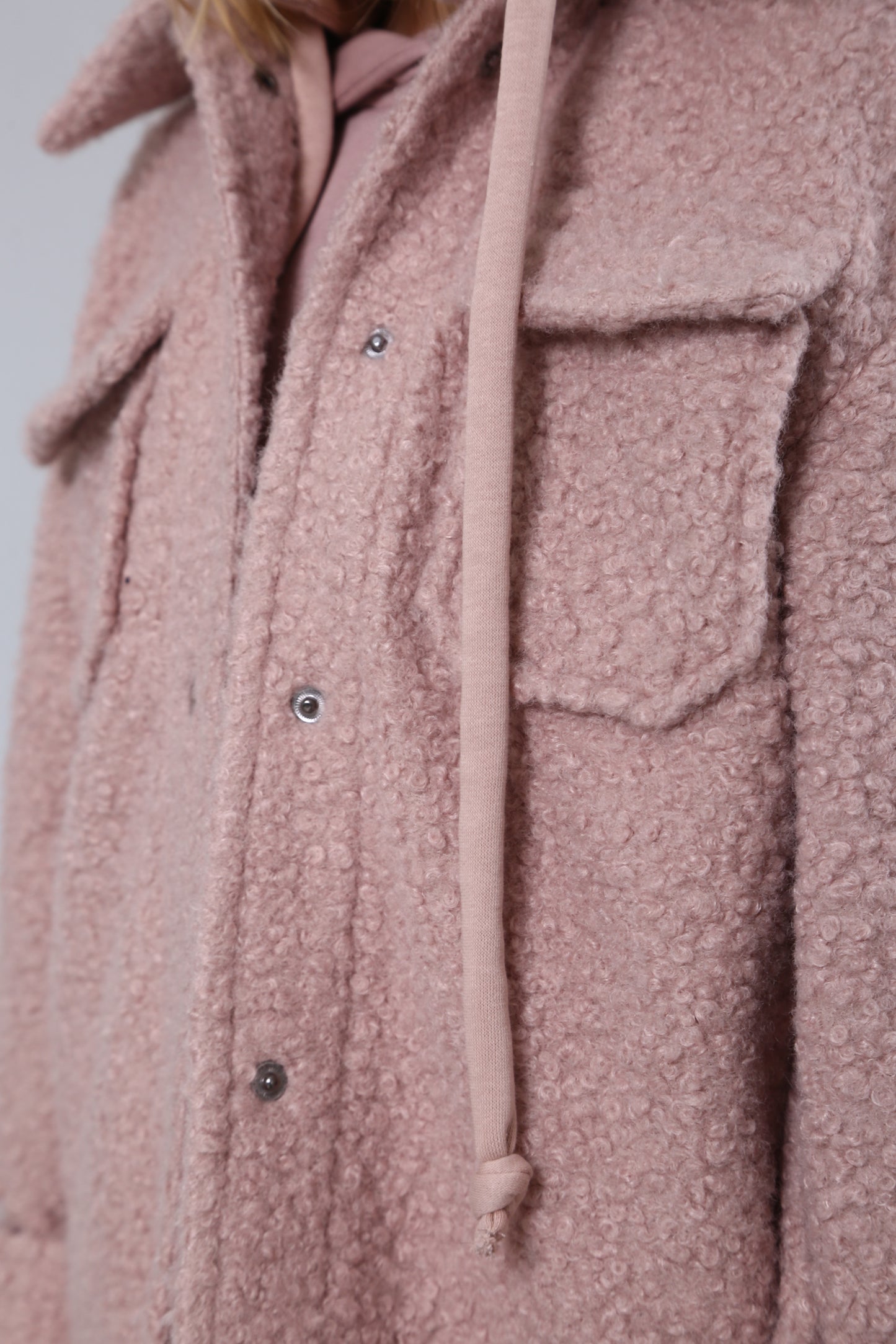 Пальто Teddy с отстёгивающимся капюшоном