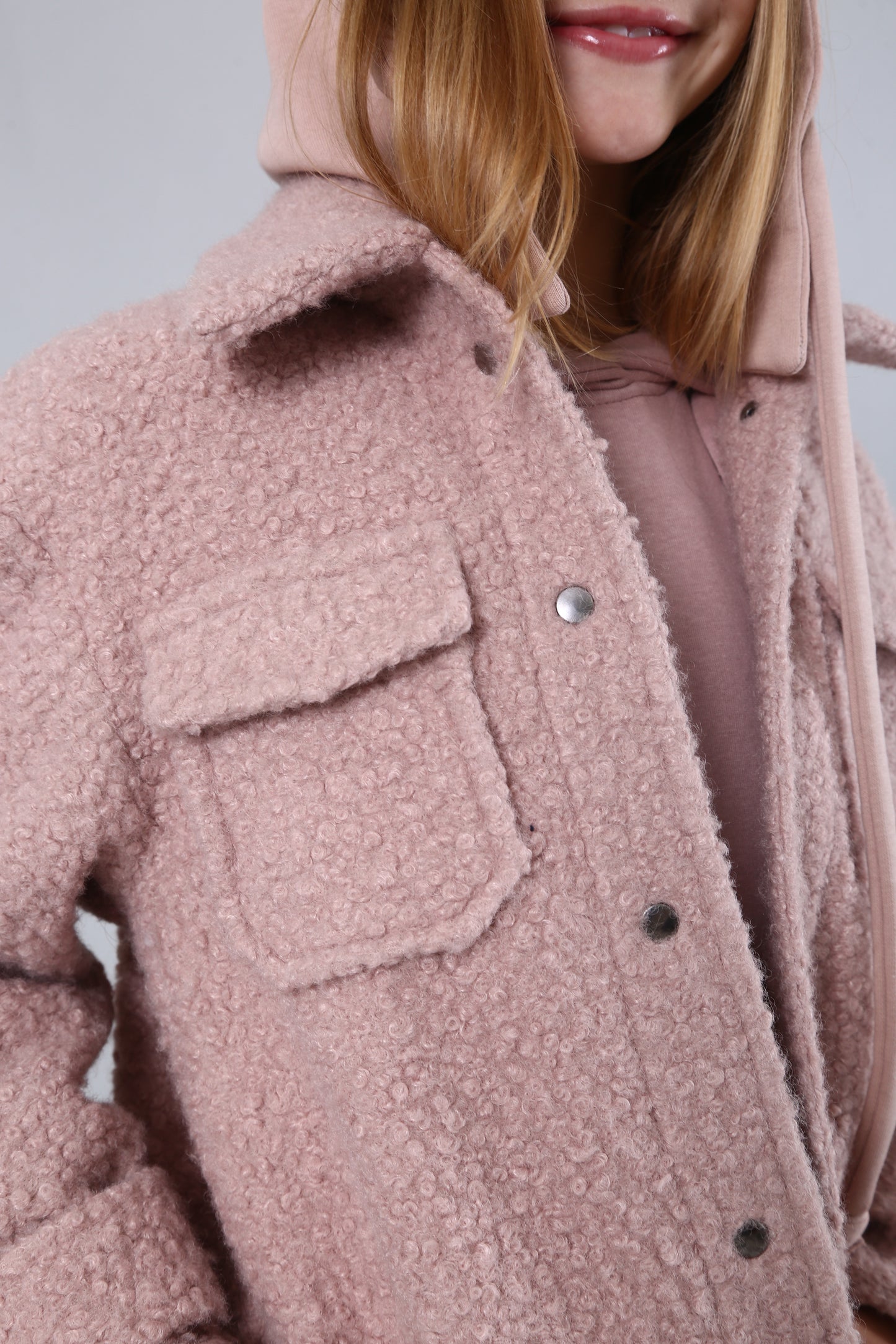 Пальто Teddy с отстёгивающимся капюшоном