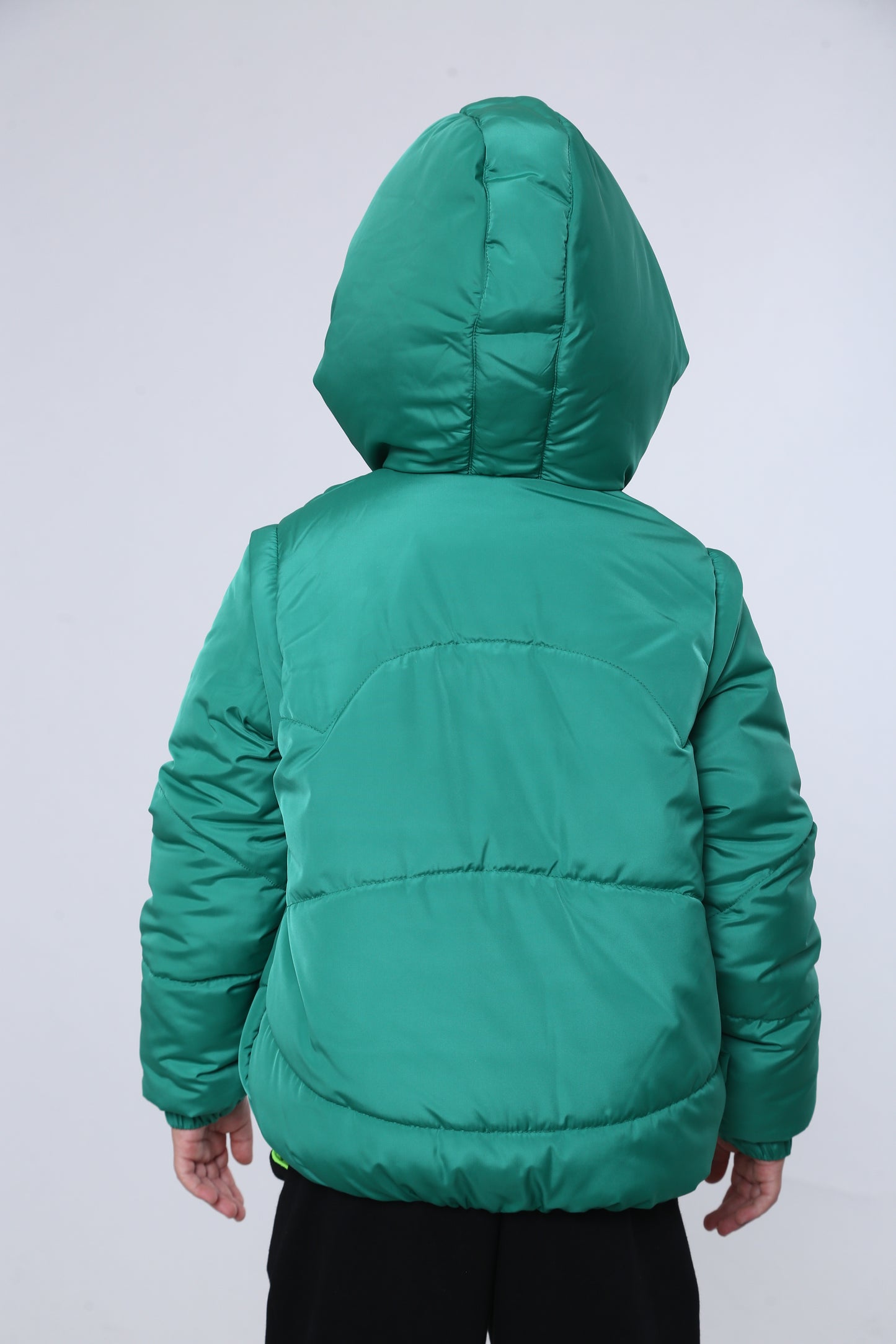 Transformer Jacke ⇄ Weste – Drache Grün | Zabavka