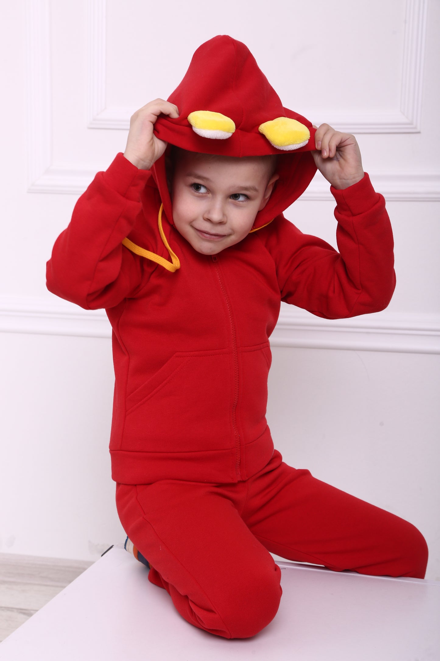 3 in 1 Pullover mit Spielzeug und Reisekissen Löwe