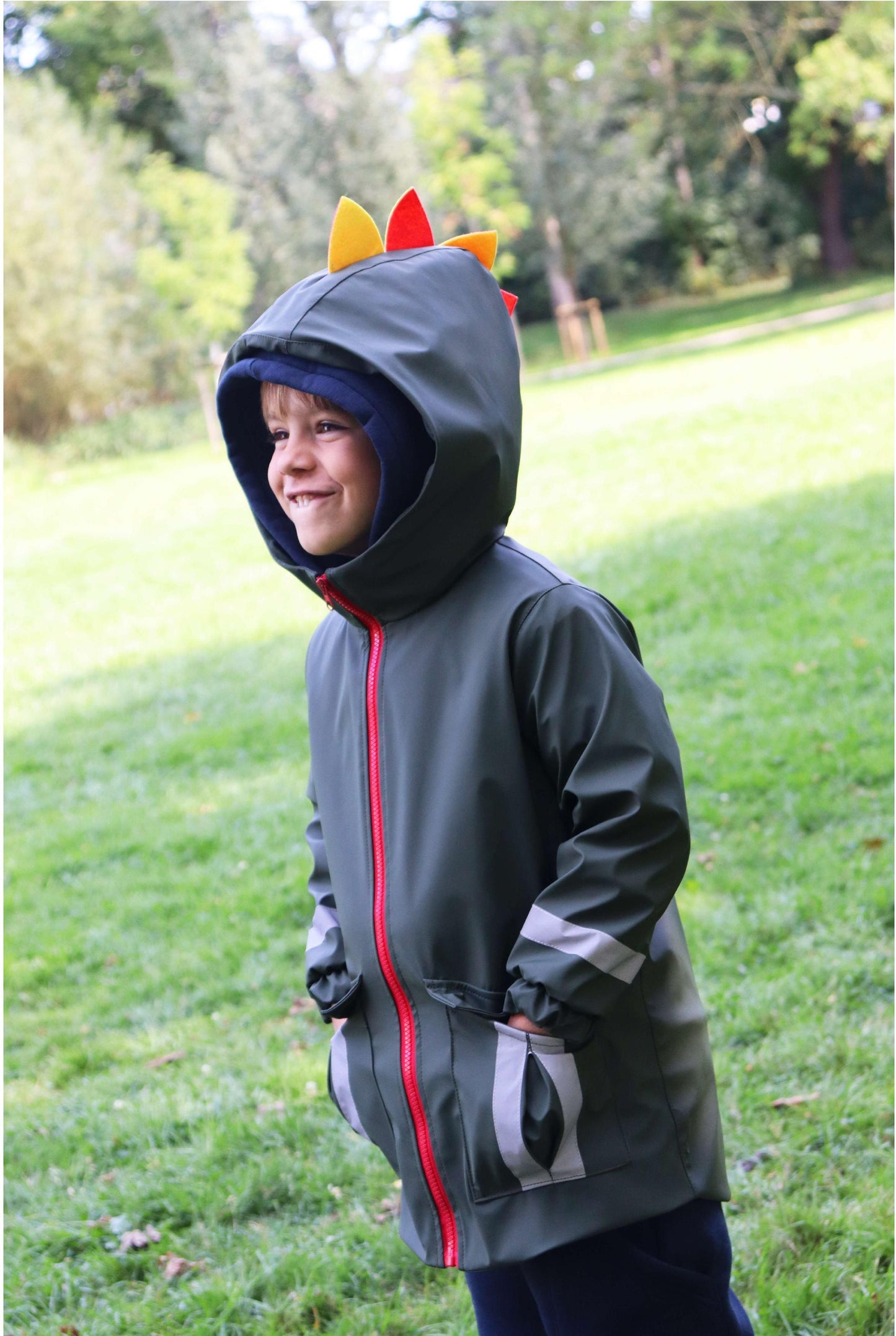 Regenjacke Kinder Drache – Größe 92-134