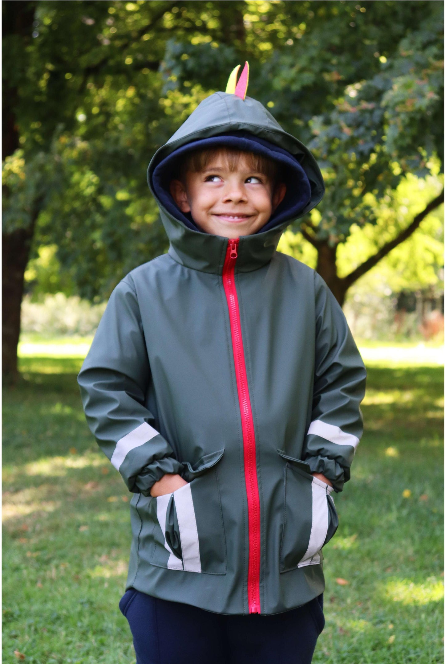 Regenjacke Kinder Drache – Größe 92-134