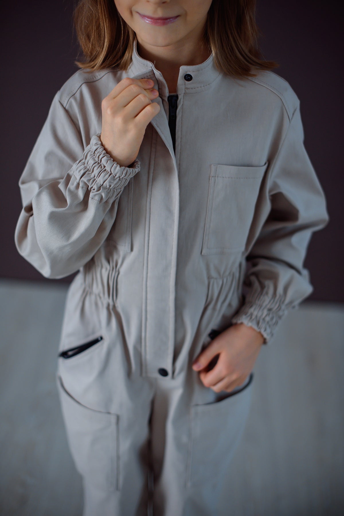 Jumpsuit „Pilot“ – Stretch-Baumwolle