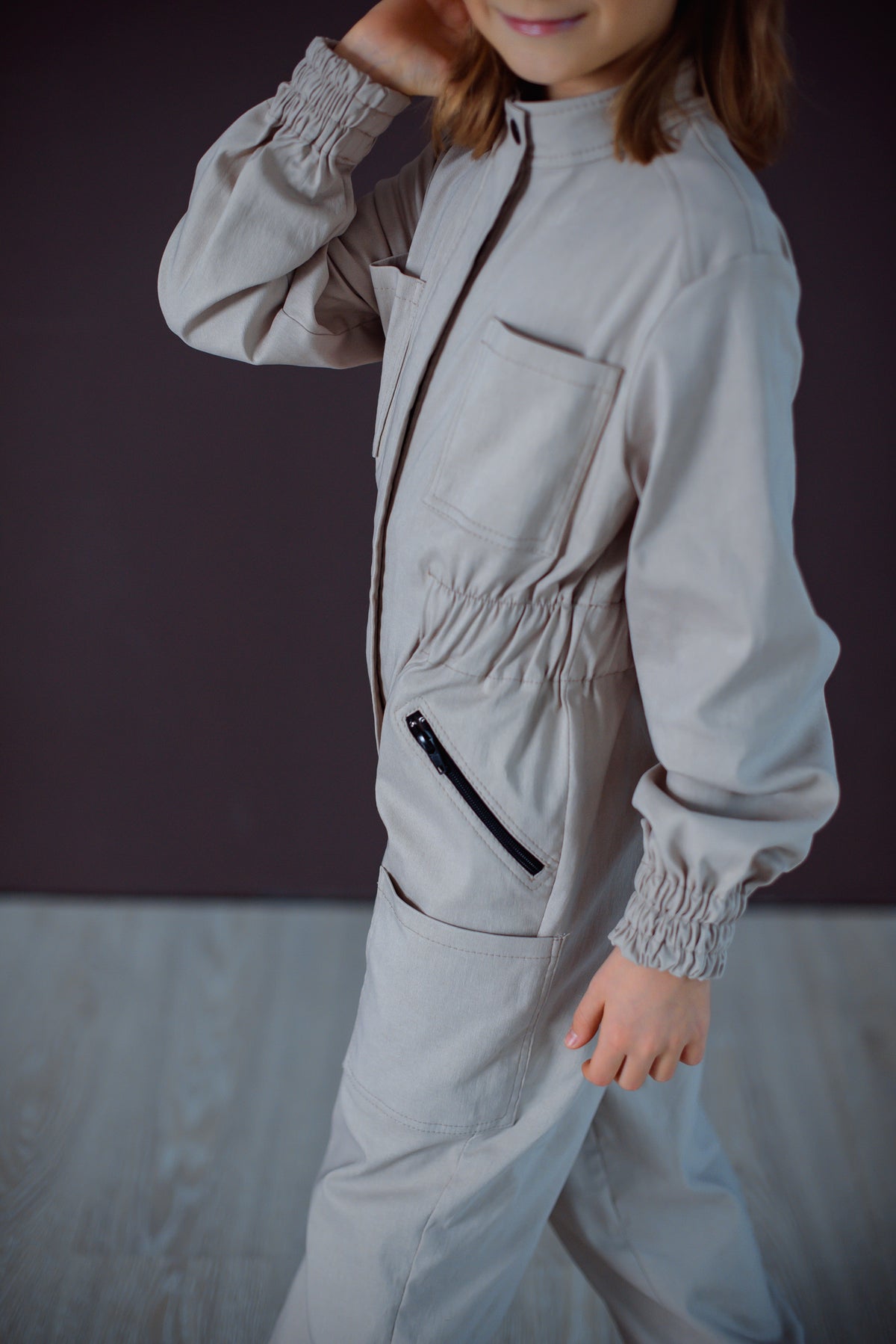 Jumpsuit „Pilot“ – Stretch-Baumwolle