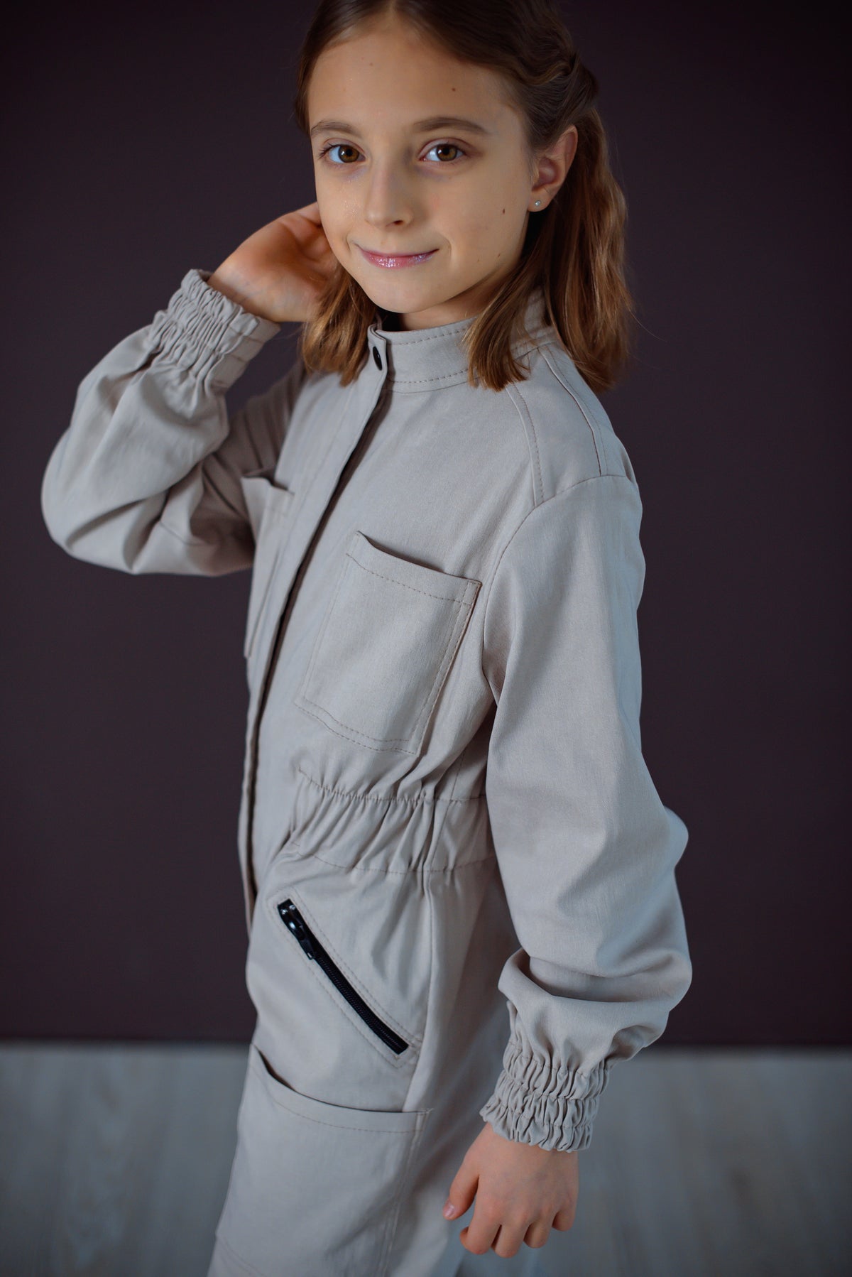 Jumpsuit „Pilot“ – Stretch-Baumwolle