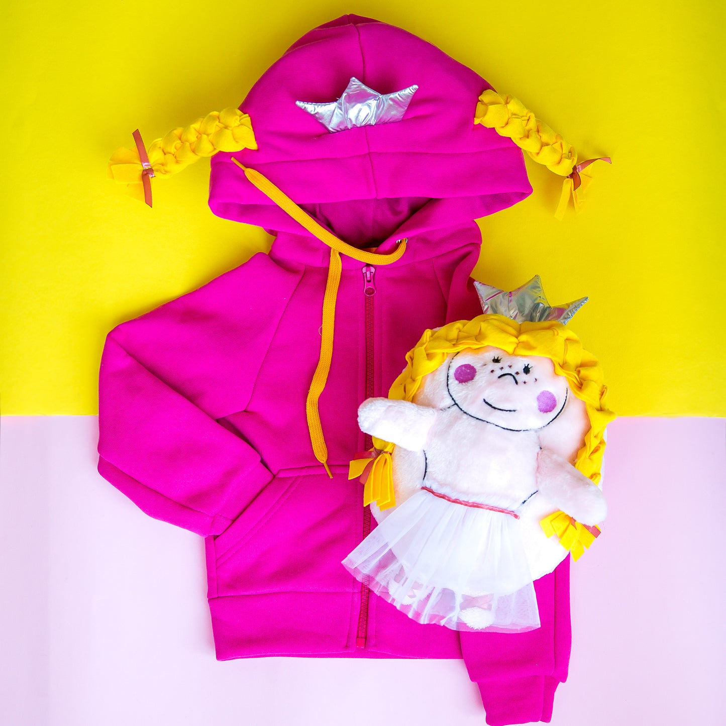 Zabavka Hoodie 3-in-1 – Prinzessin Pink (104–128)