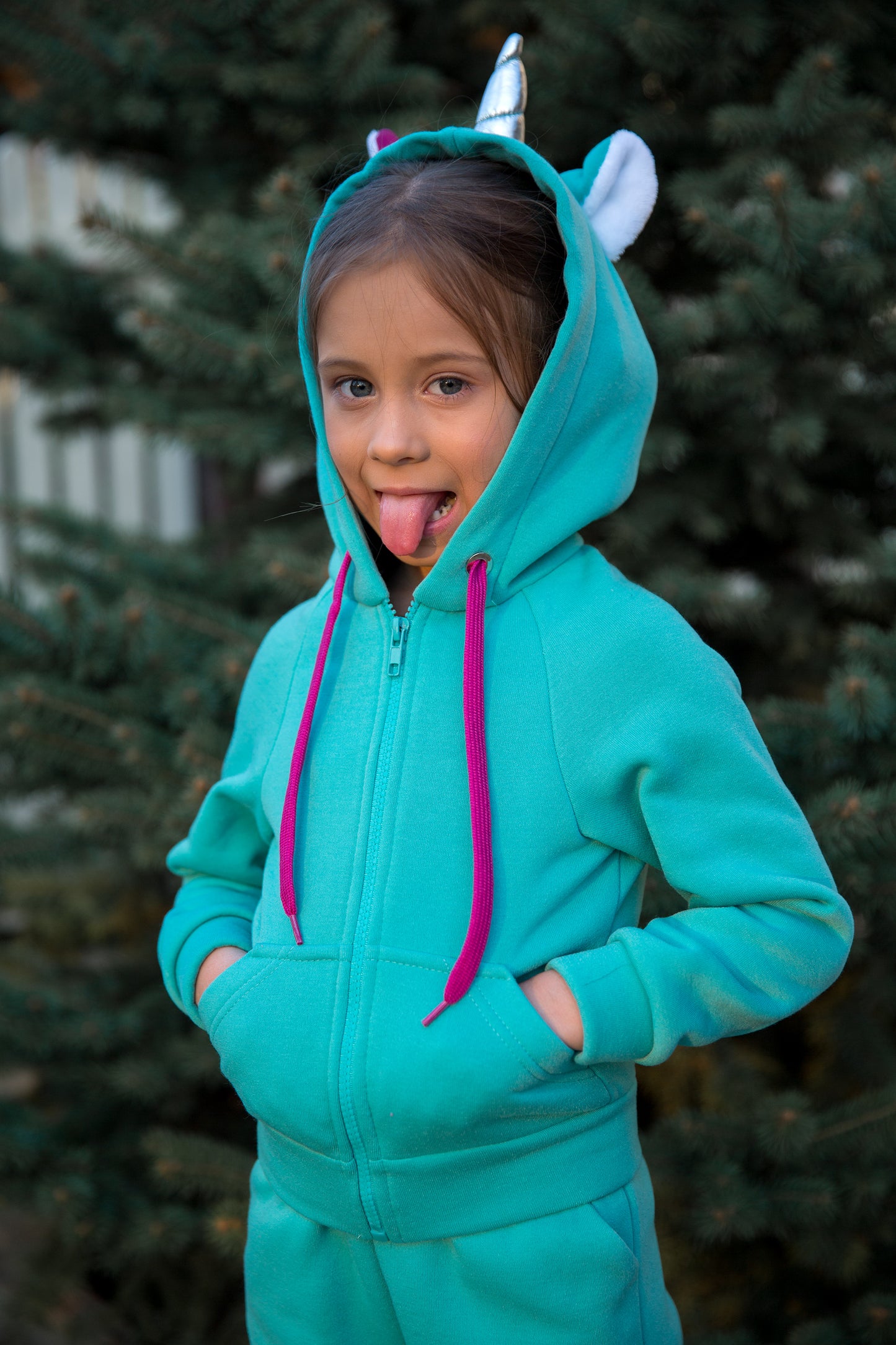 Zabavka Hoodie 3-in-1 – Einhorn Mint (104–128)