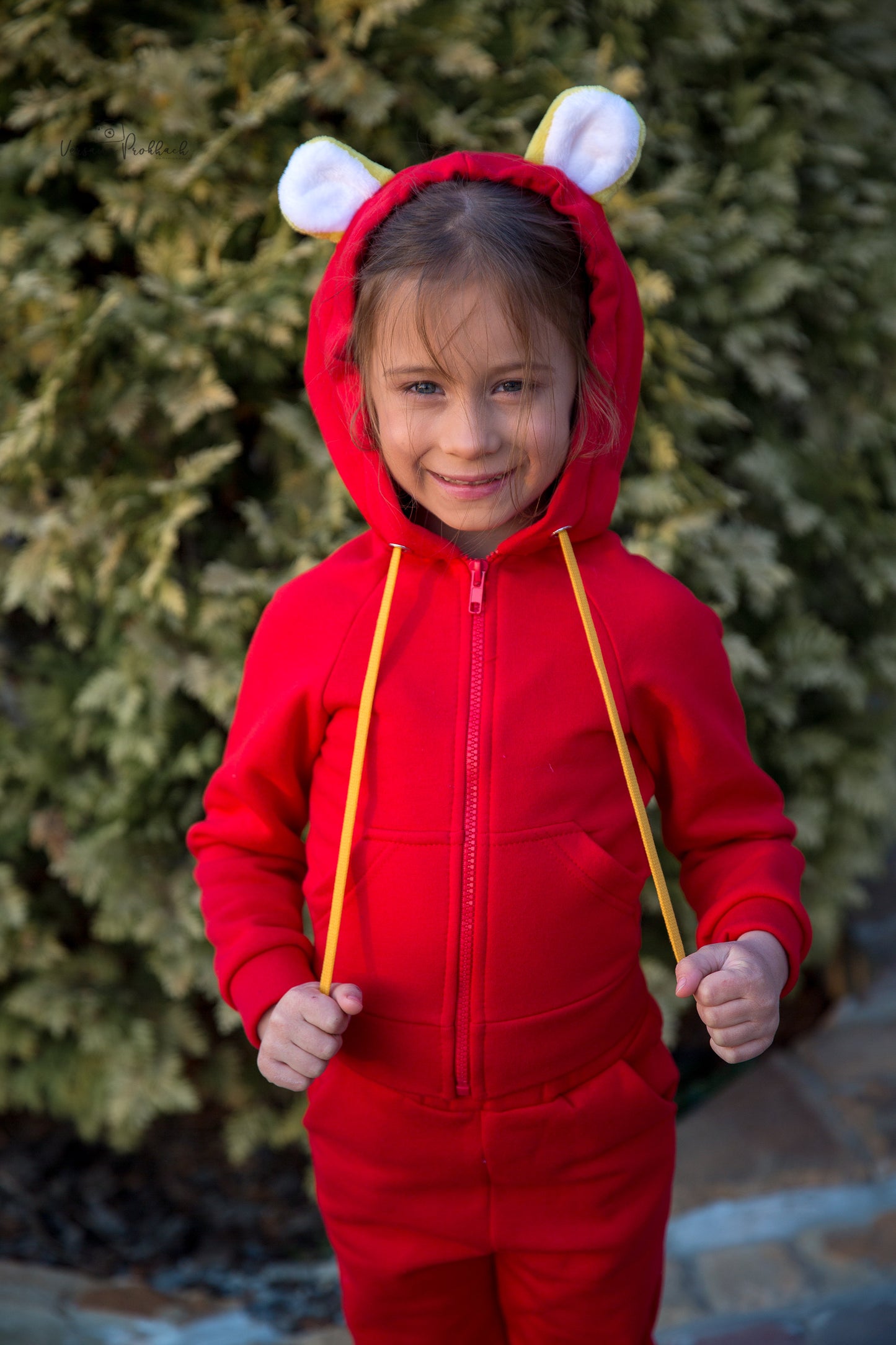 Zabavka Hoodie 3-in-1 – Löwe Rot (104–128)