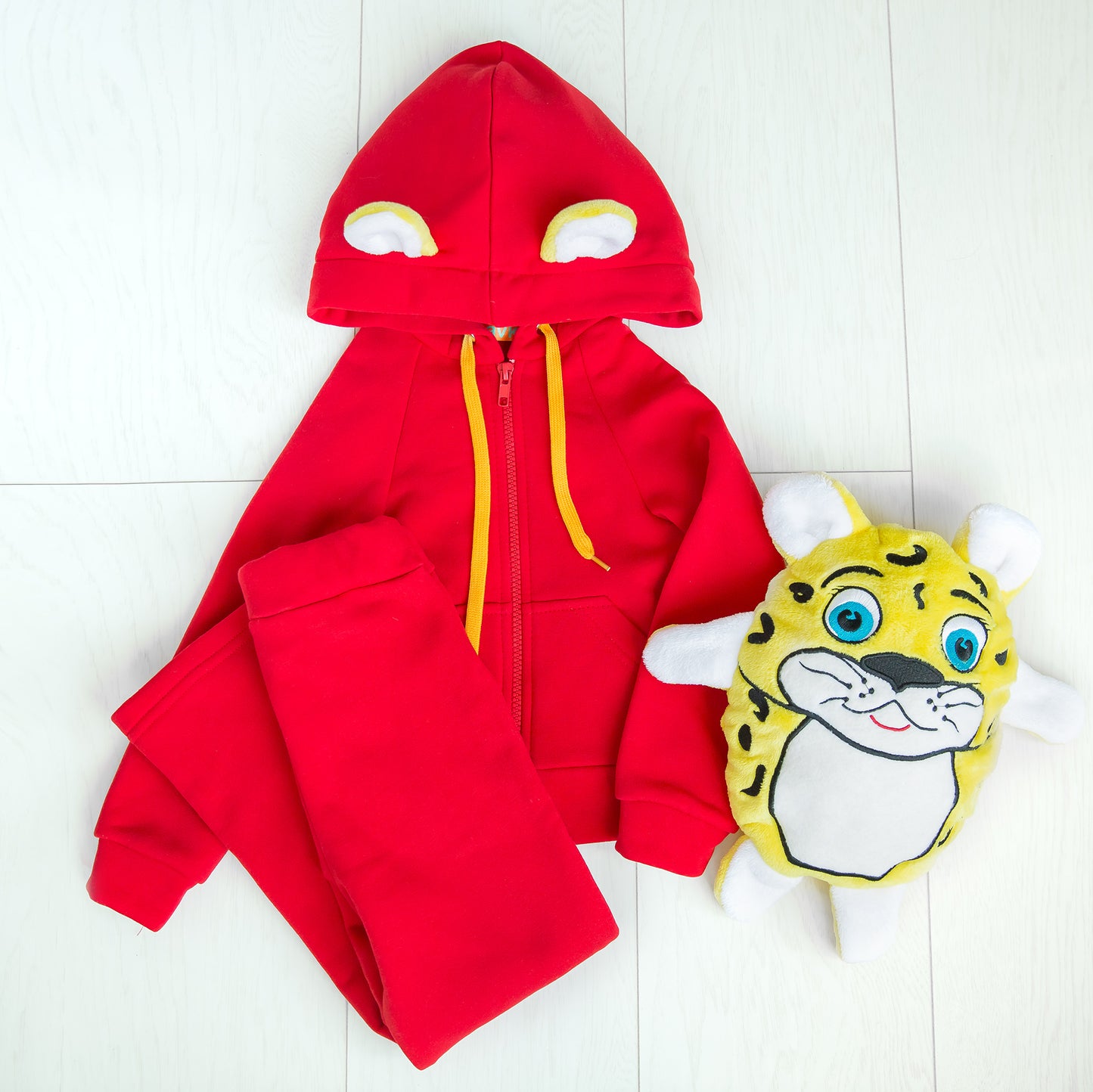 Zabavka Hoodie 3-in-1 – Löwe Rot (104–128)