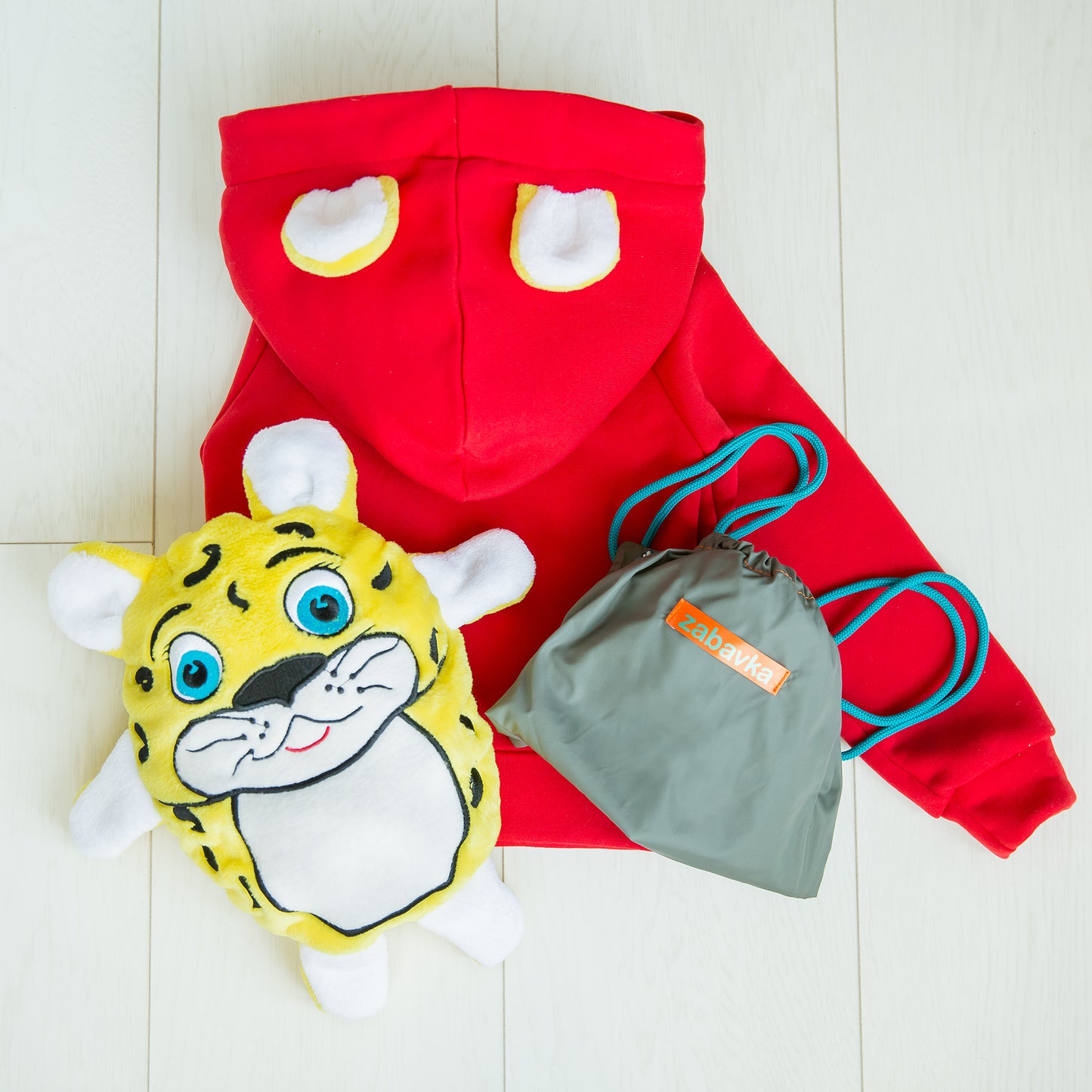 Zabavka Hoodie 3-in-1 – Löwe Rot (104–128)