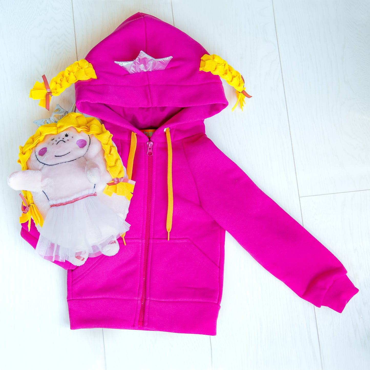 Zabavka Hoodie 3-in-1 – Prinzessin Pink (104–128)