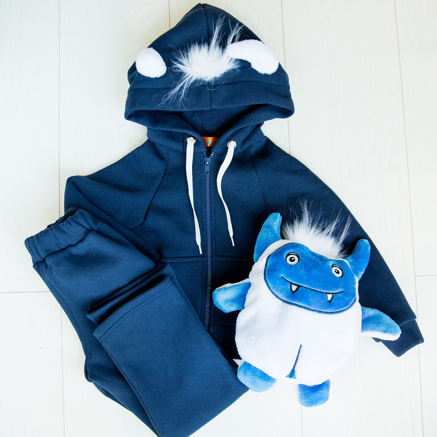 Zabavka Hoodie 3-in-1 – Yeti Blau (104–128)