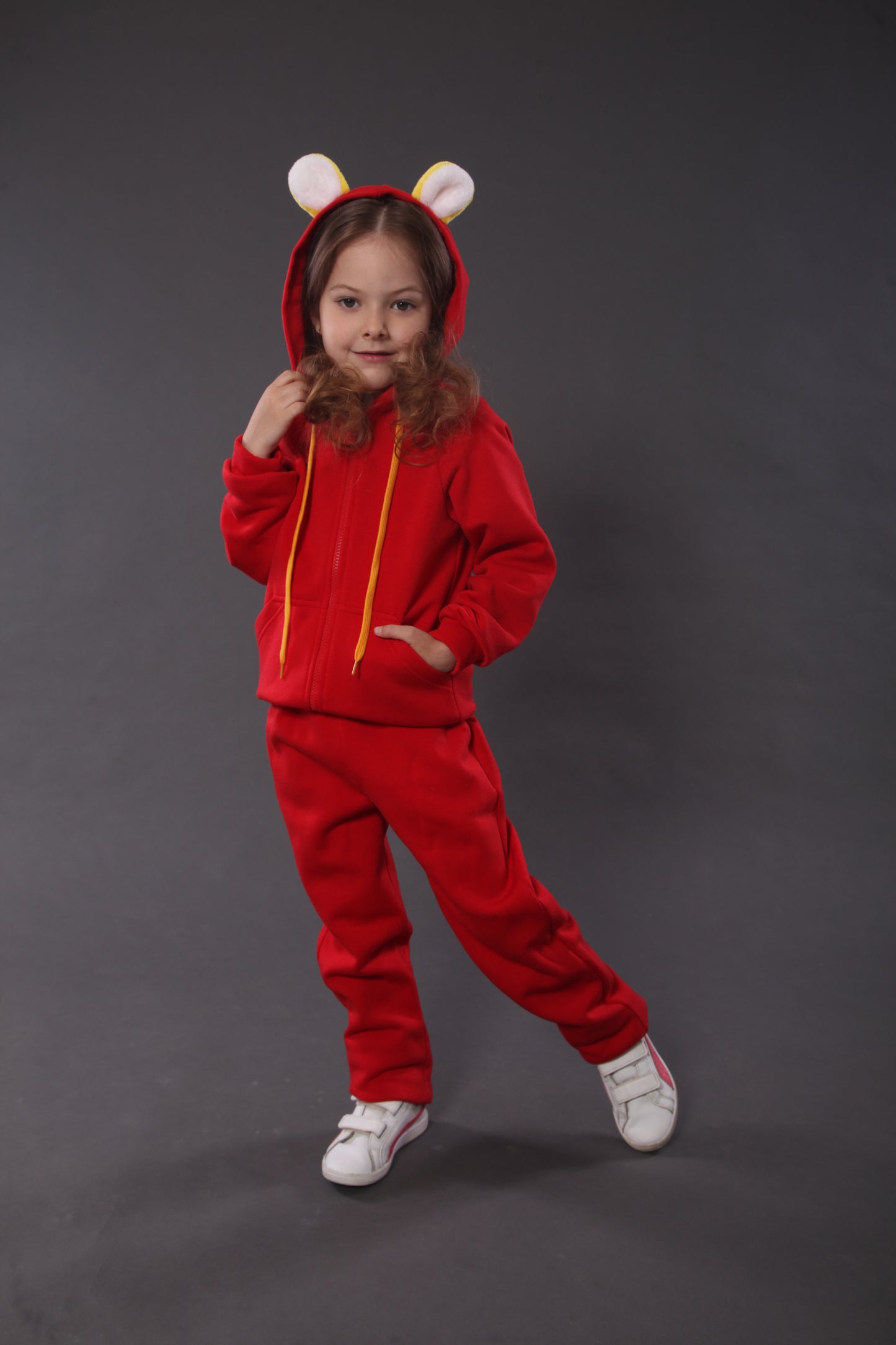Zabavka Hoodie 3-in-1 – Löwe Rot (104–128)
