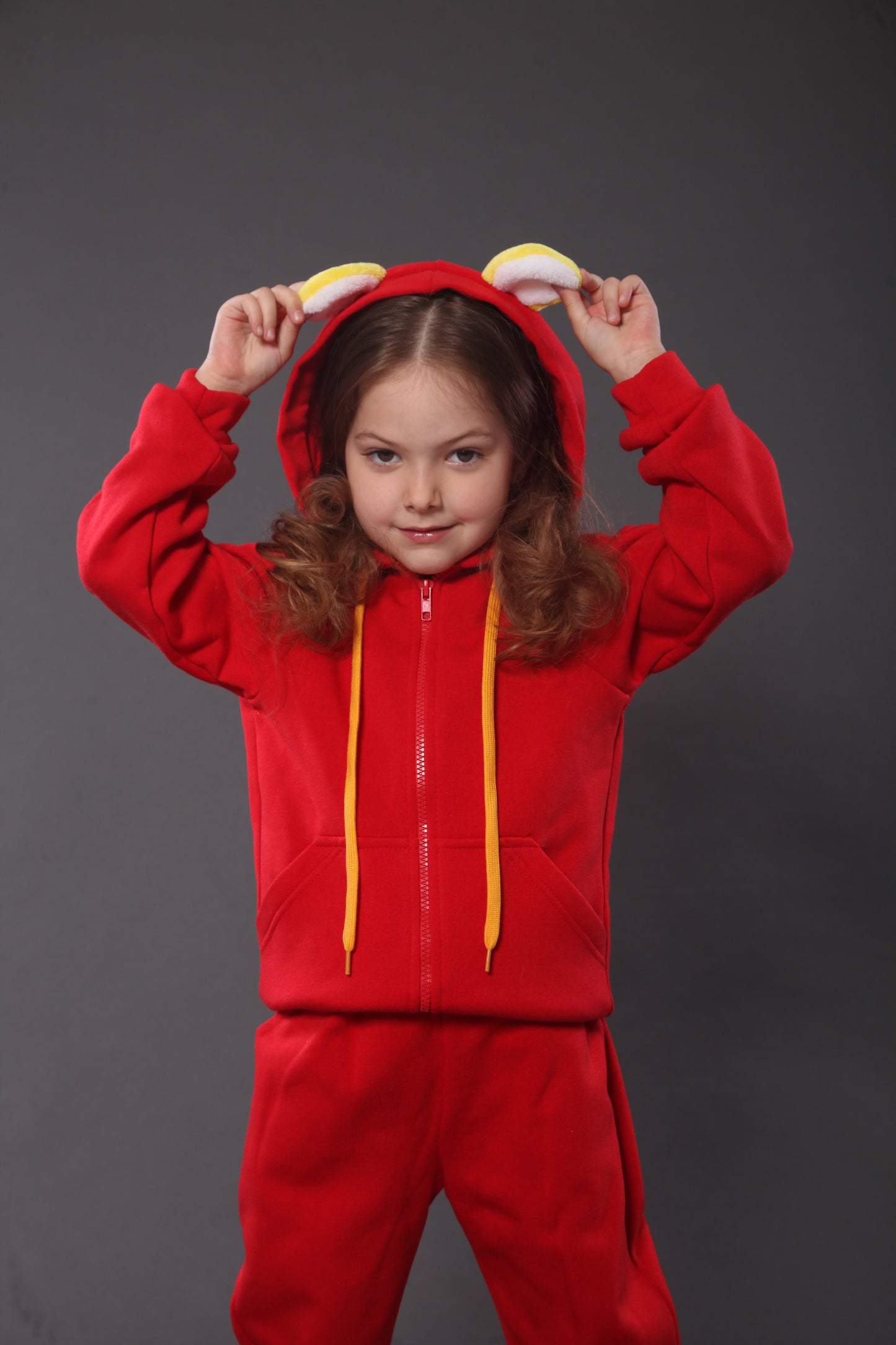 Zabavka Hoodie 3-in-1 – Löwe Rot (104–128)