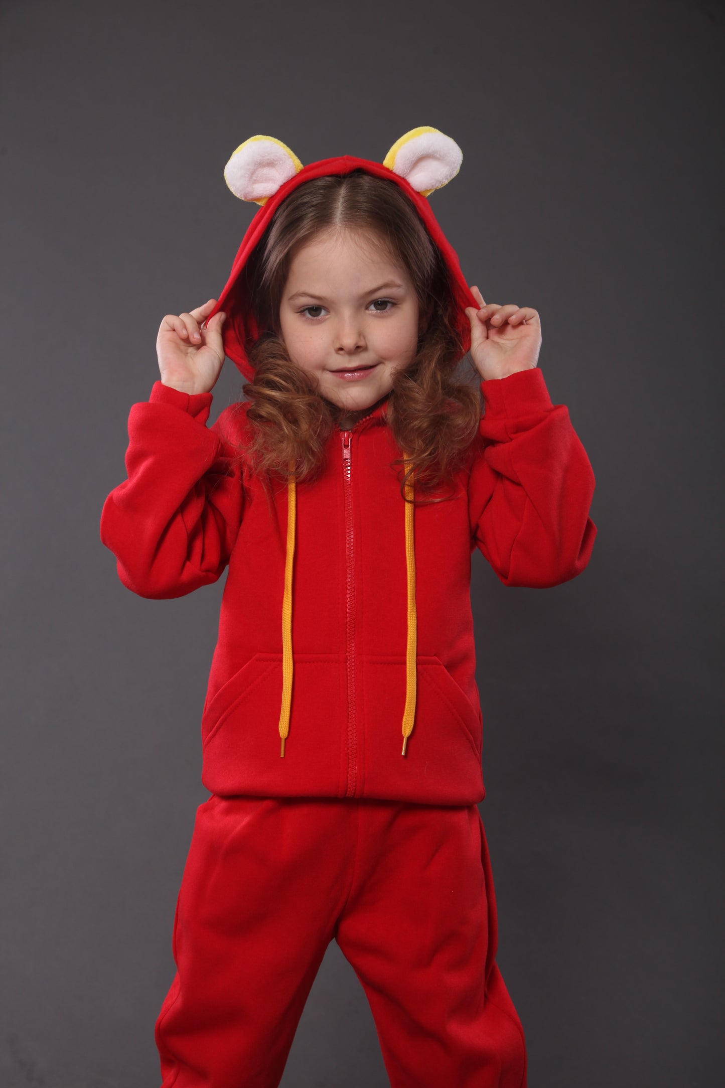 Zabavka Hoodie 3-in-1 – Löwe Rot (104–128)