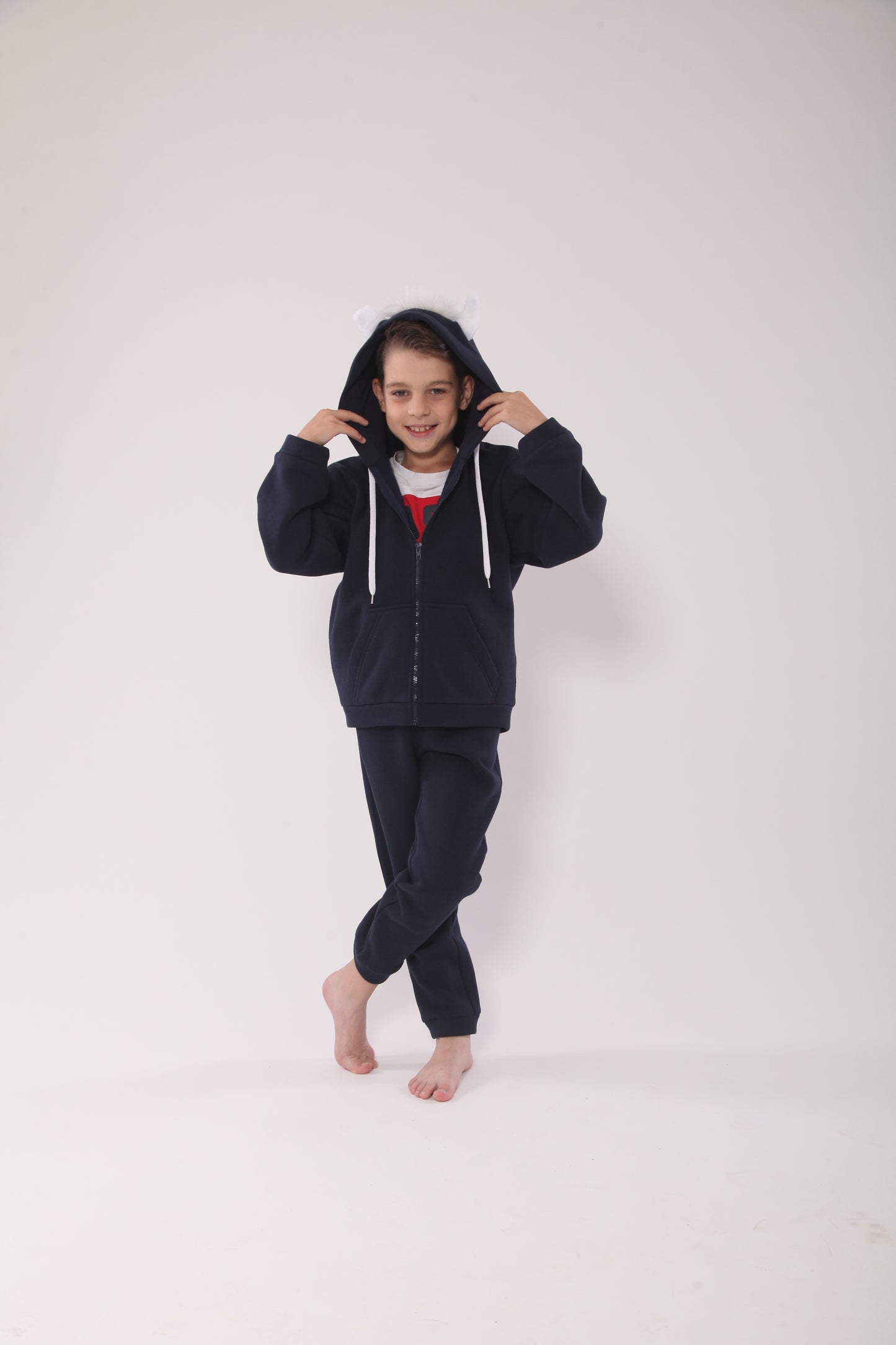 Zabavka Hoodie 3-in-1 – Yeti Blau (104–128)