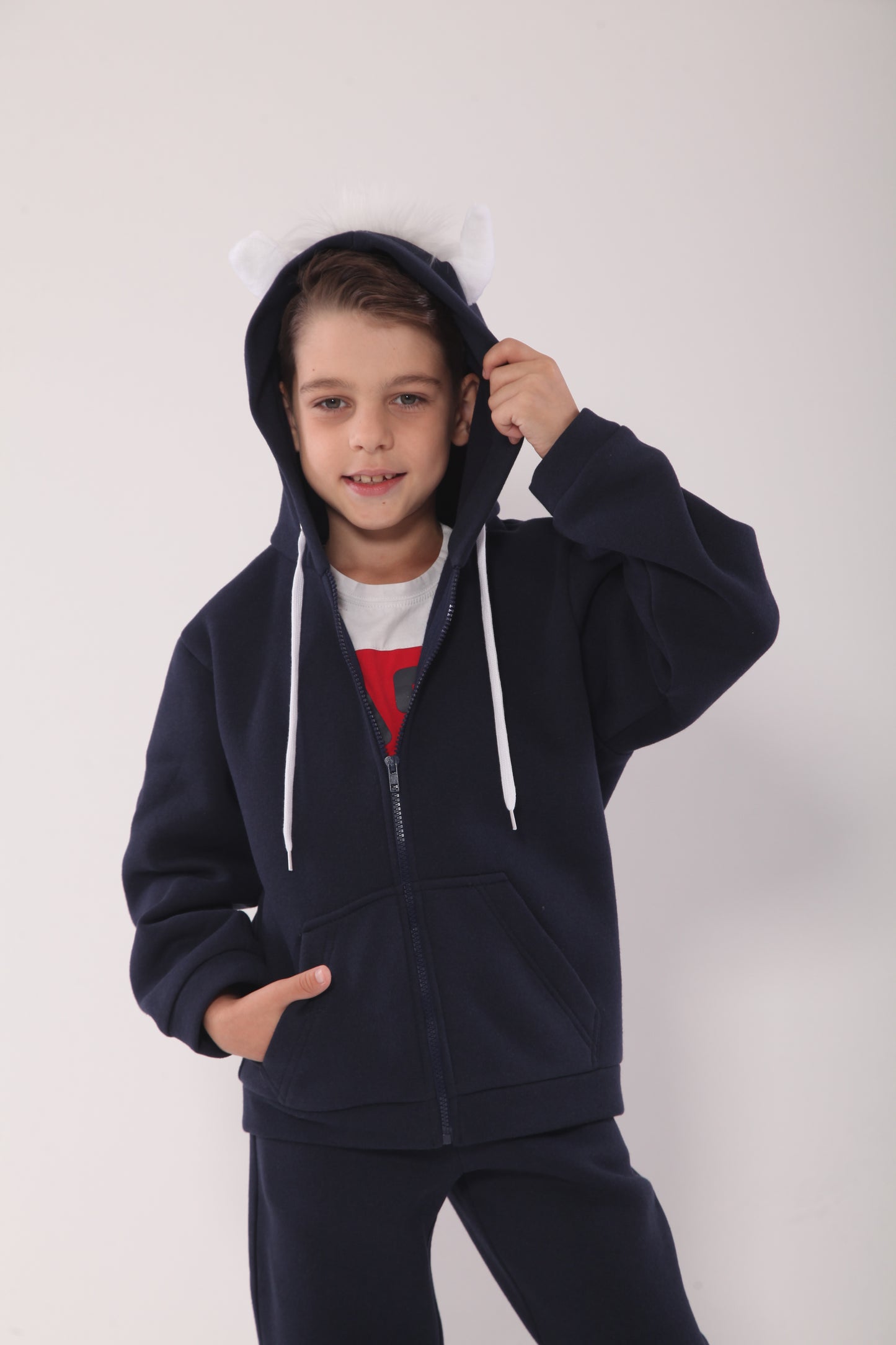 Zabavka Hoodie 3-in-1 – Yeti Blau (104–128)