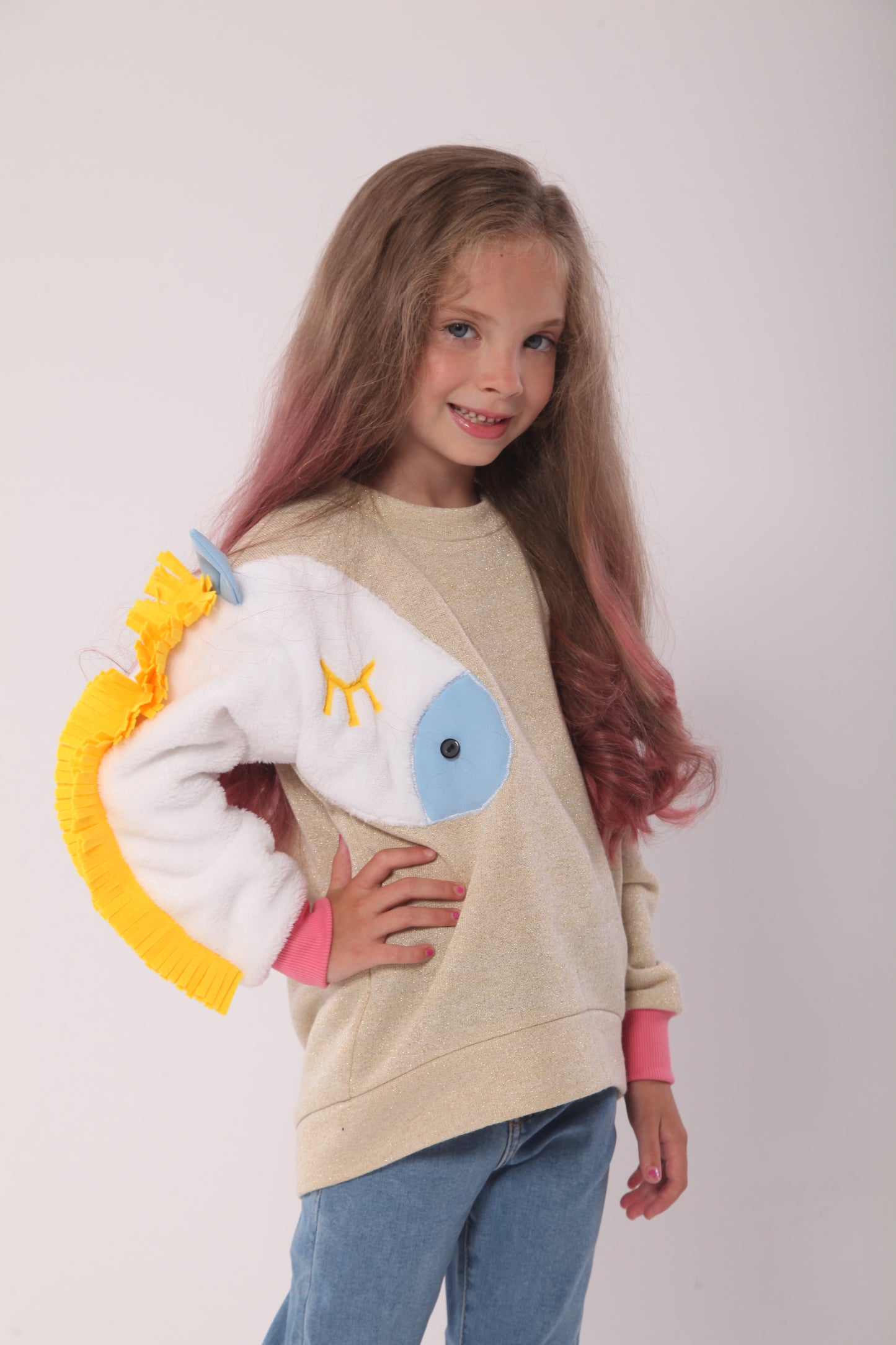 Sweatshirt „Pferdchen“ – Baumwolle