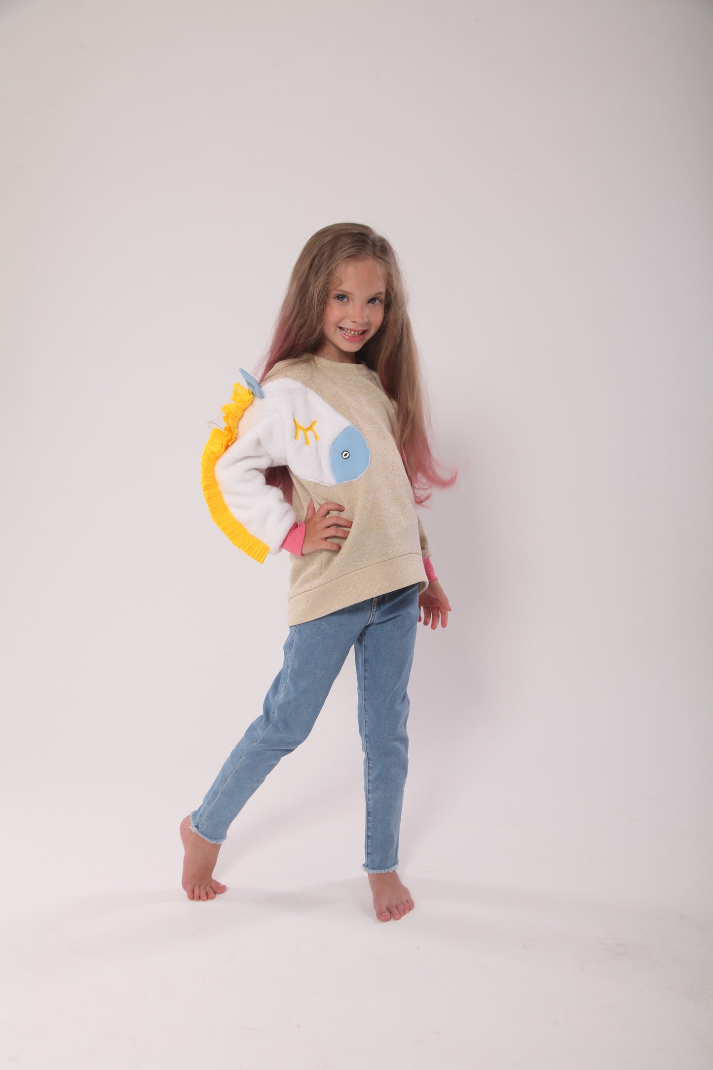 Sweatshirt „Pferdchen“ – Baumwolle