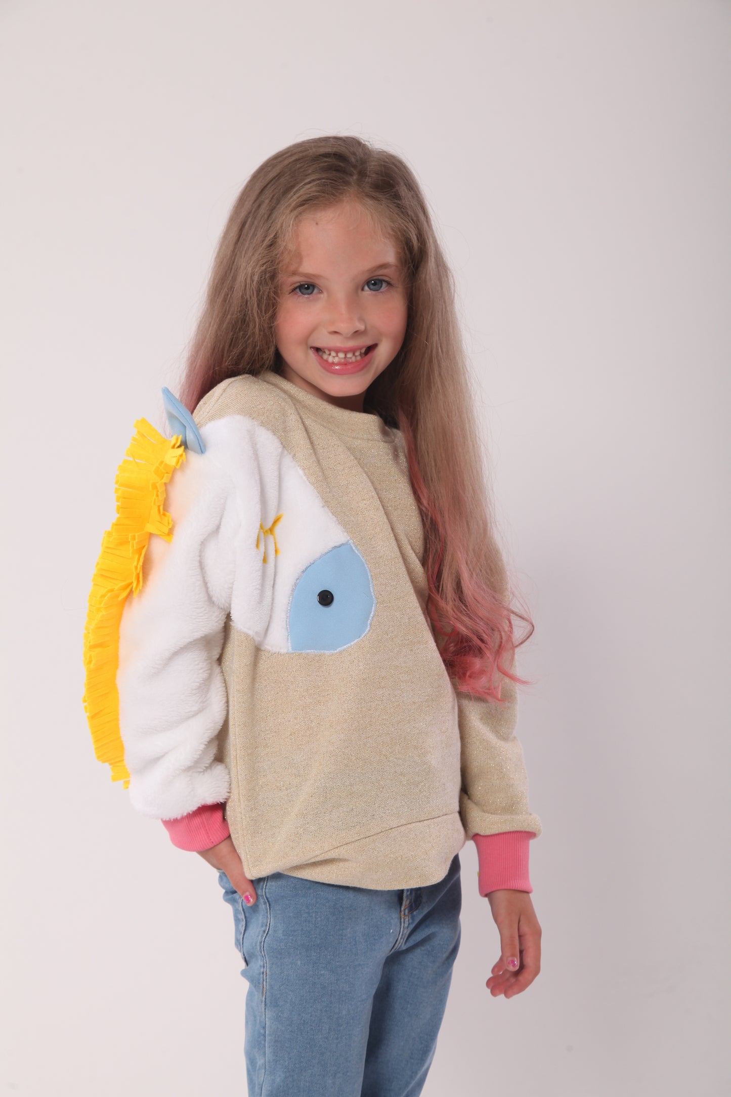 Sweatshirt „Pferdchen“ – Baumwolle