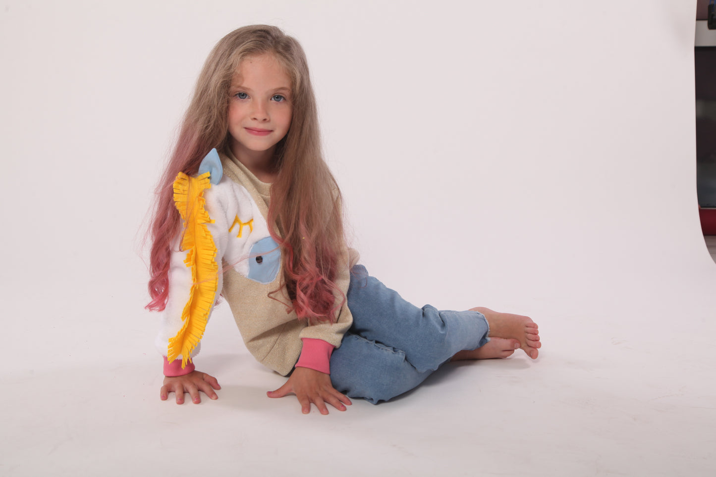 Sweatshirt „Pferdchen“ – Baumwolle