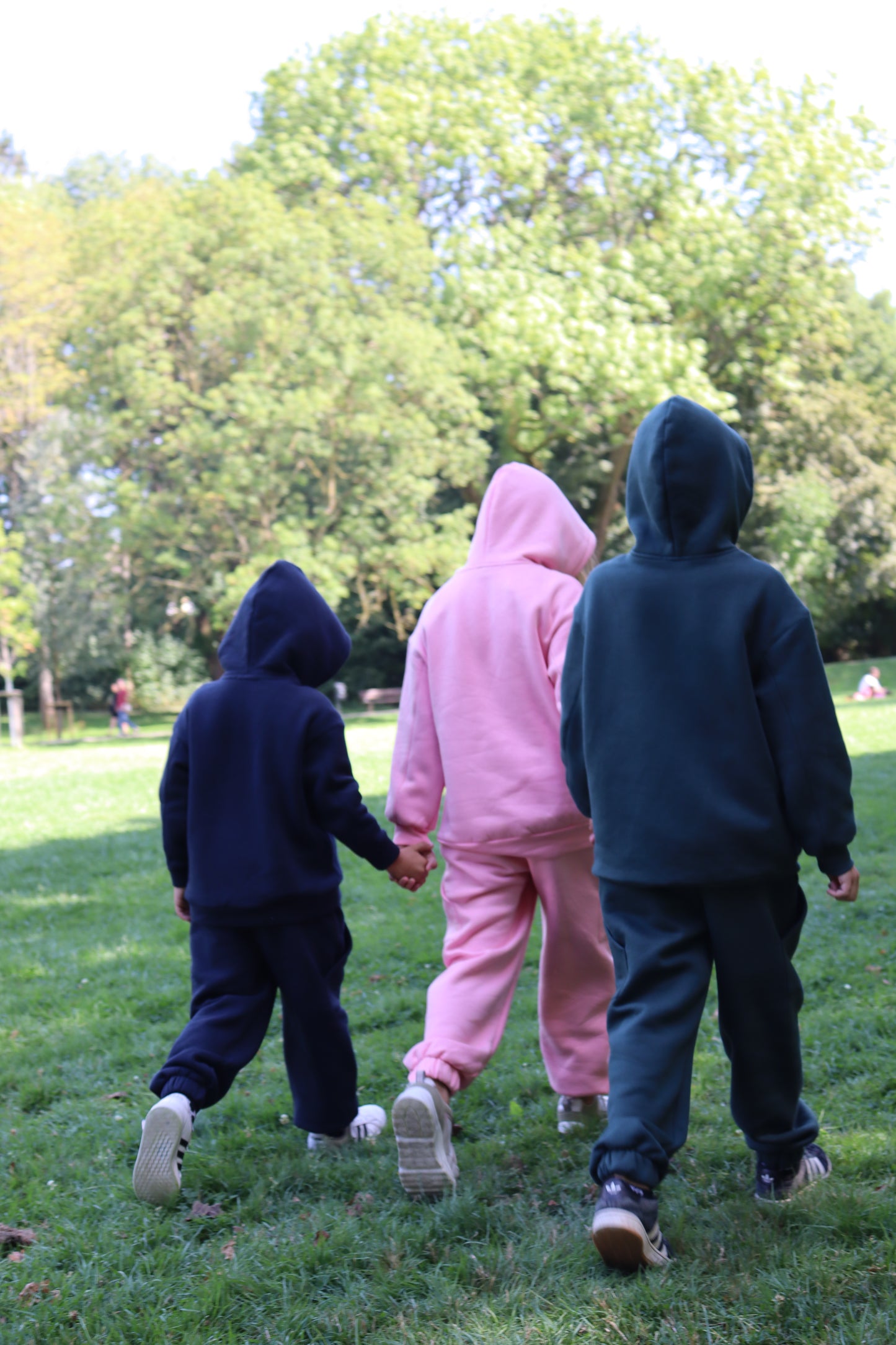 Kinder-Set Hoodie Oversize Rosa – Größe 110,122,134