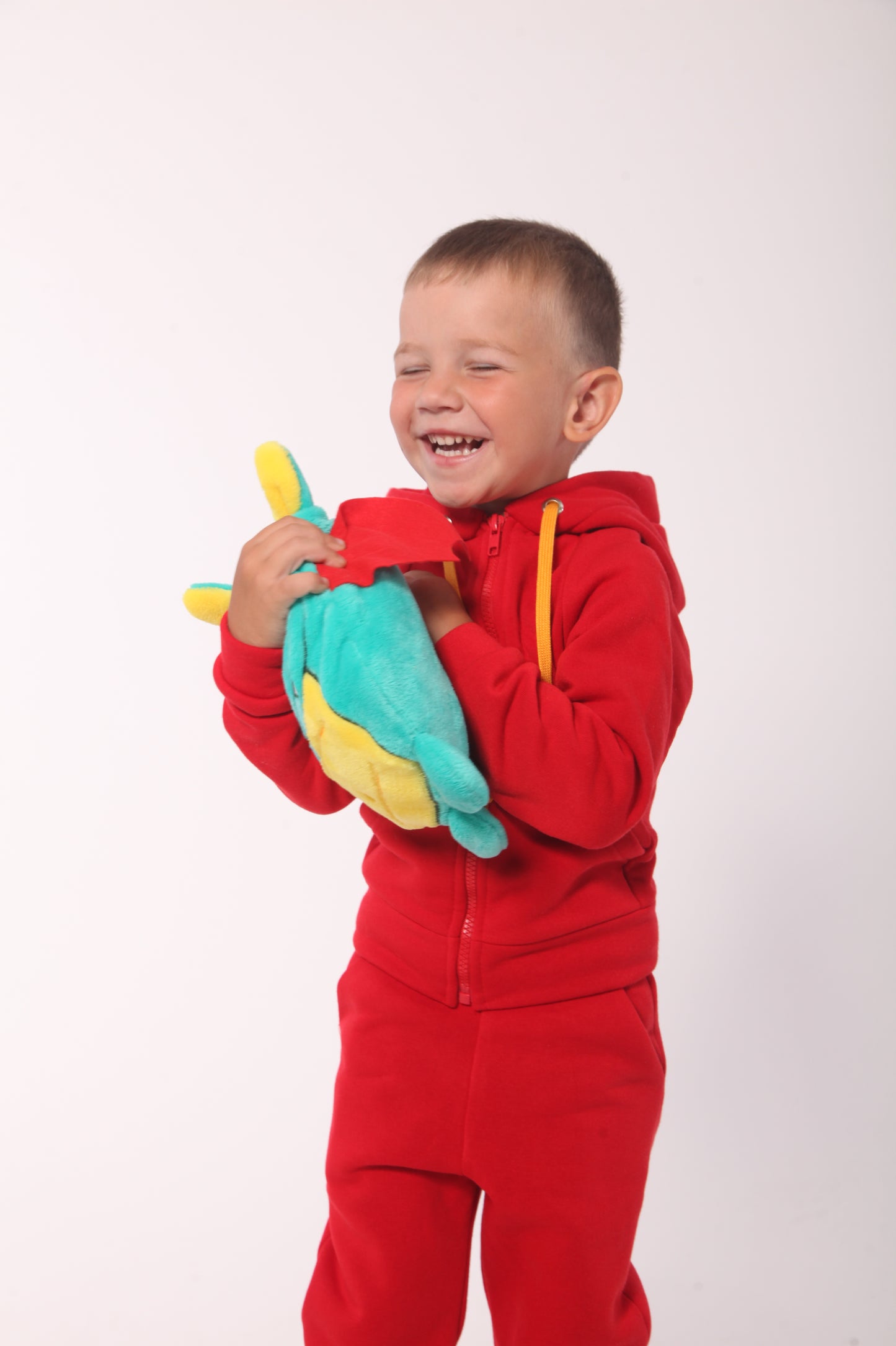 Zabavka Hoodie 3-in-1 – Drache Rot (104–128)