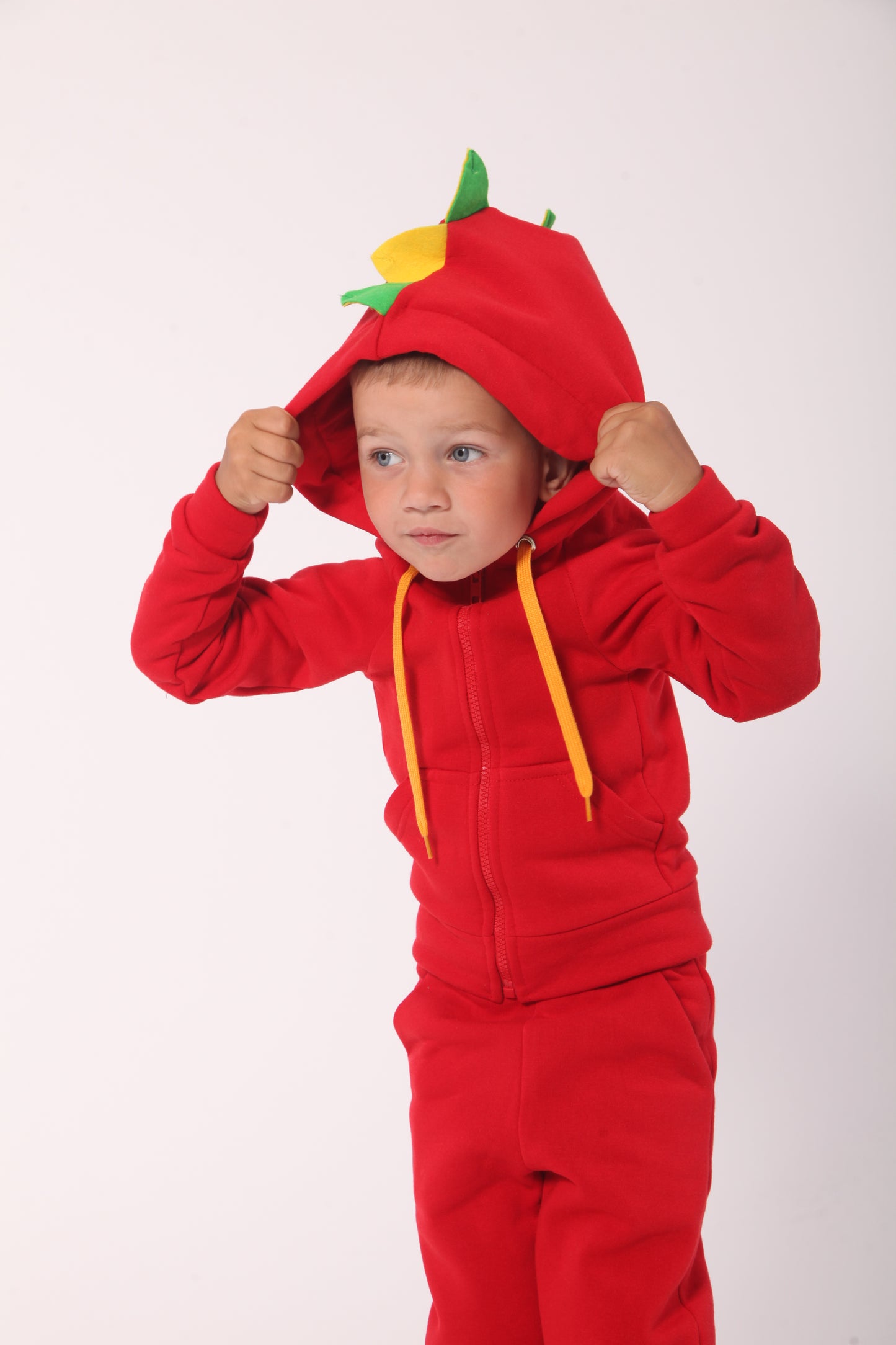 Zabavka Hoodie 3-in-1 – Drache Rot (104–128)