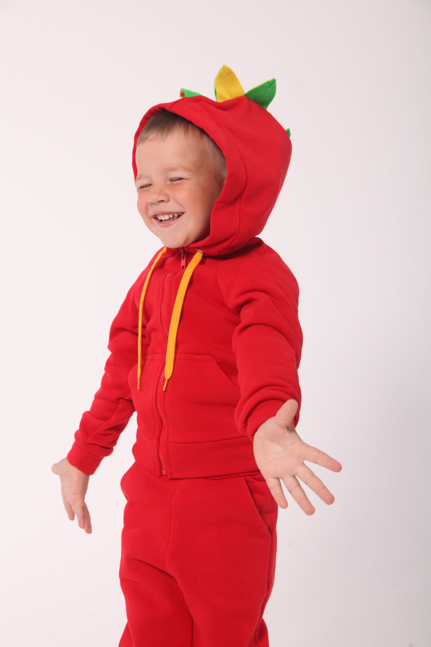 Zabavka Hoodie 3-in-1 – Drache Rot (104–128)
