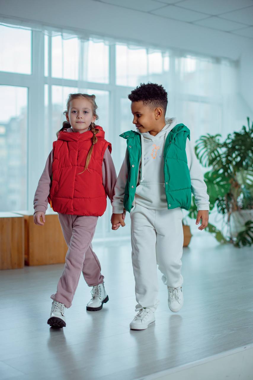 Transformer Jacke ⇄ Weste – Drache Rot | Zabavka