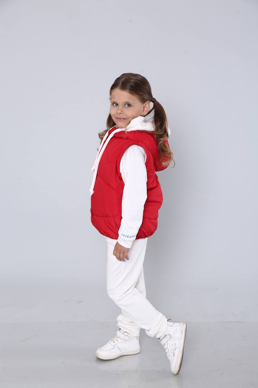 Transformer Jacke ⇄ Weste – Drache Rot | Zabavka