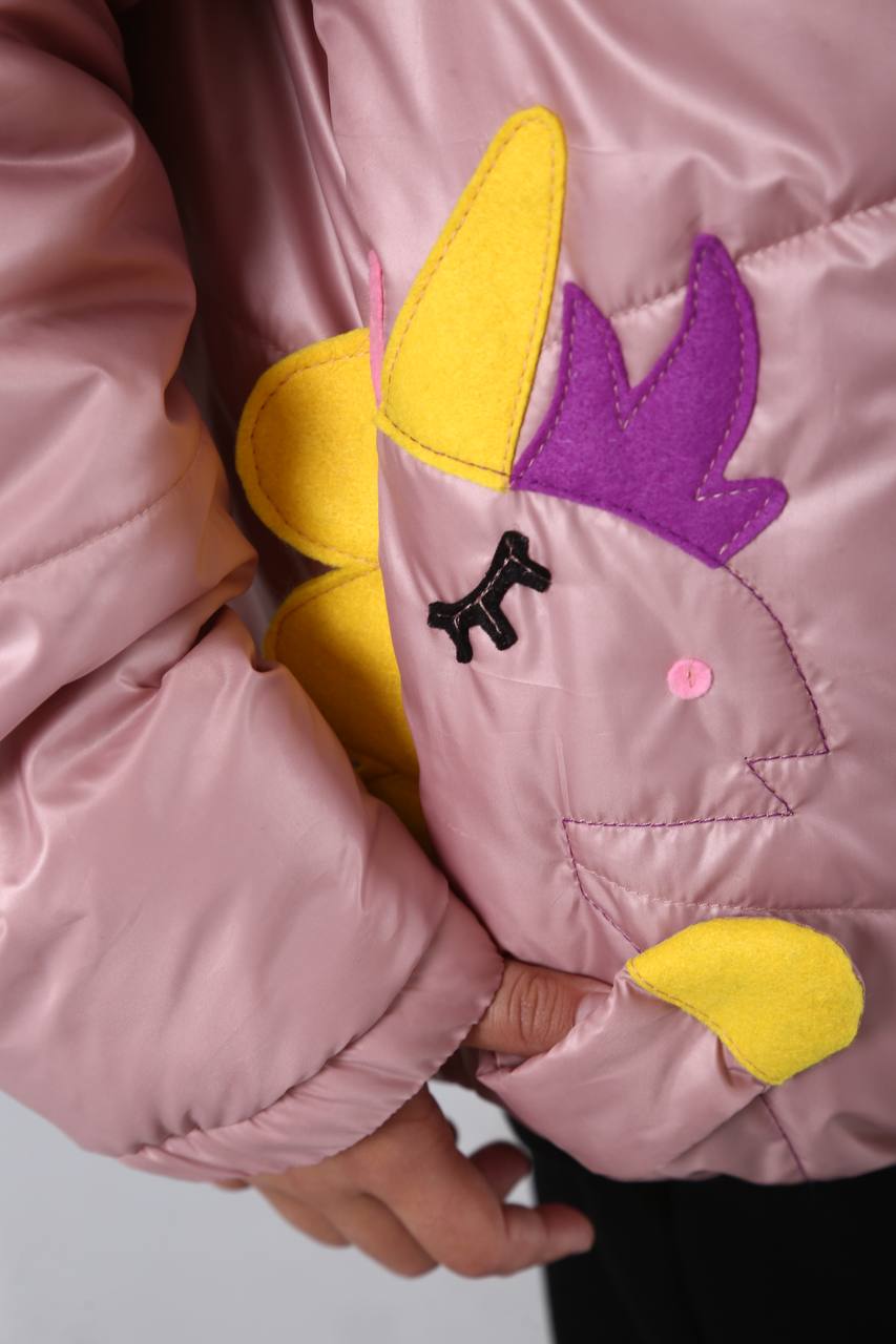 Transformer Jacke ⇄ Weste – Einhorn Pudra | Zabavka