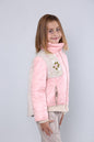 zarte Jacke mit floraler Stickerei